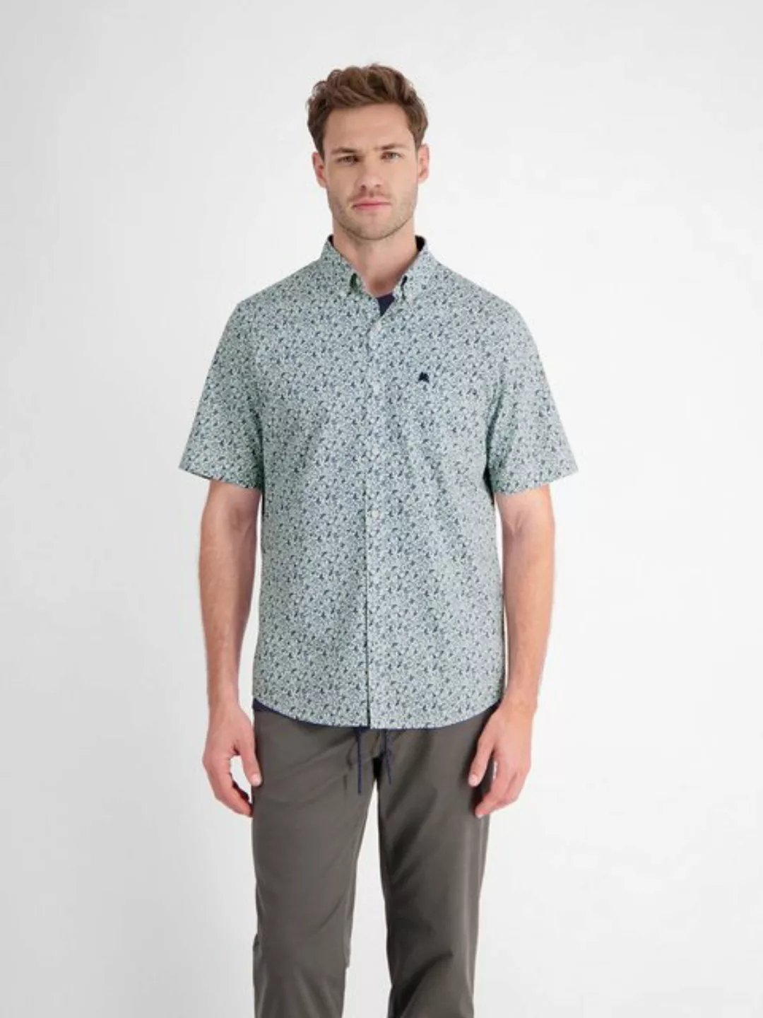 LERROS Kurzarmhemd LERROS Kurzarmhemd für Herren mit floralem Print günstig online kaufen