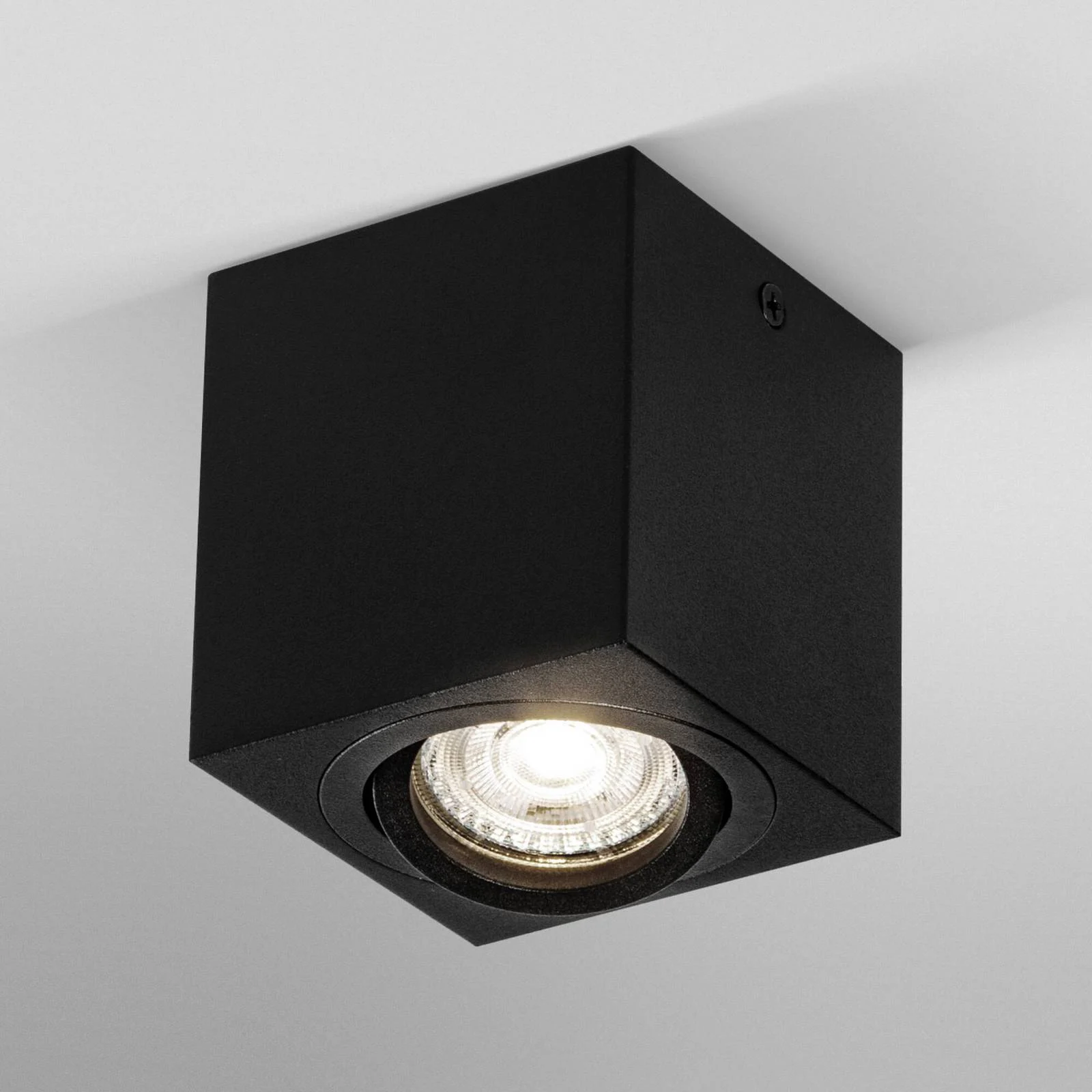 OSRAM Deckenstrahler SQUARE, schwarz, 8 x 8 cm, Metall, GU10 günstig online kaufen