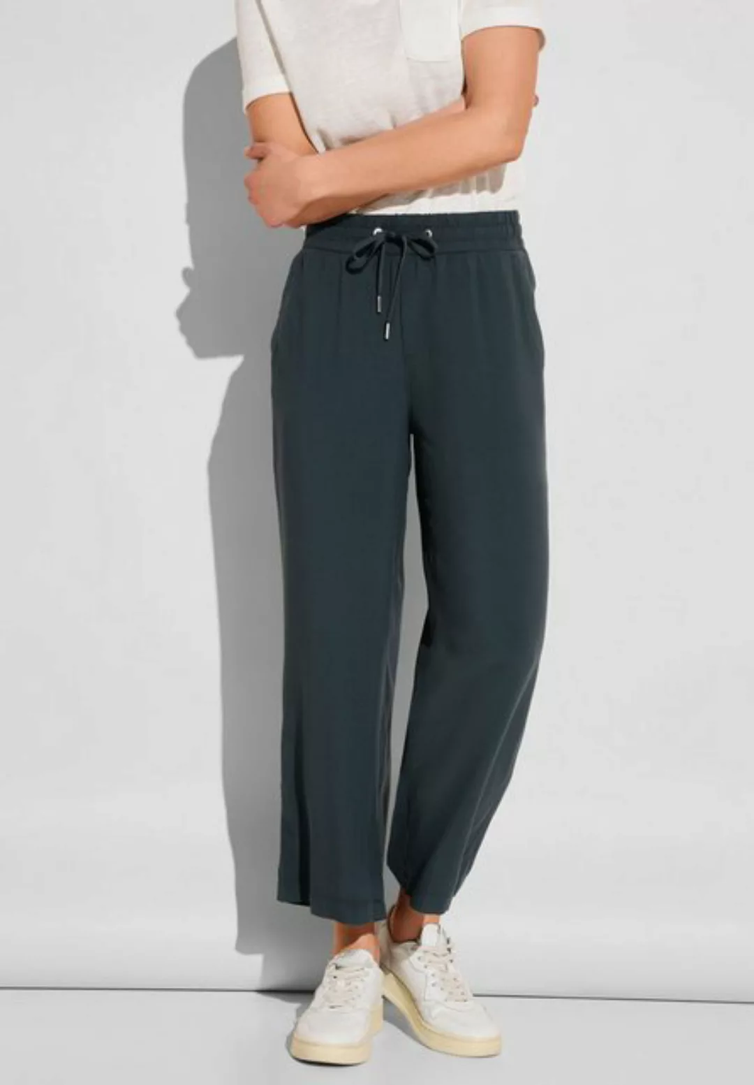 STREET ONE Culotte - 7/8 - Culotte - Weite Stoffhose - lockere Stoffhose günstig online kaufen