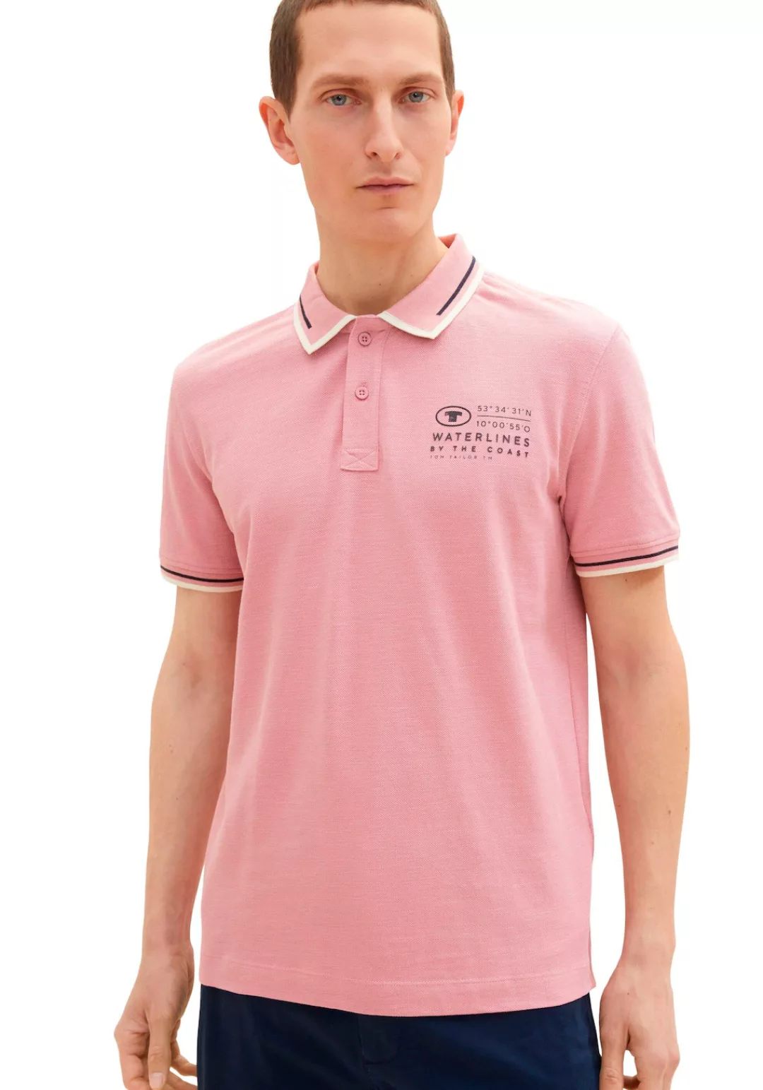TOM TAILOR Poloshirt, mit Logoschriftzug günstig online kaufen