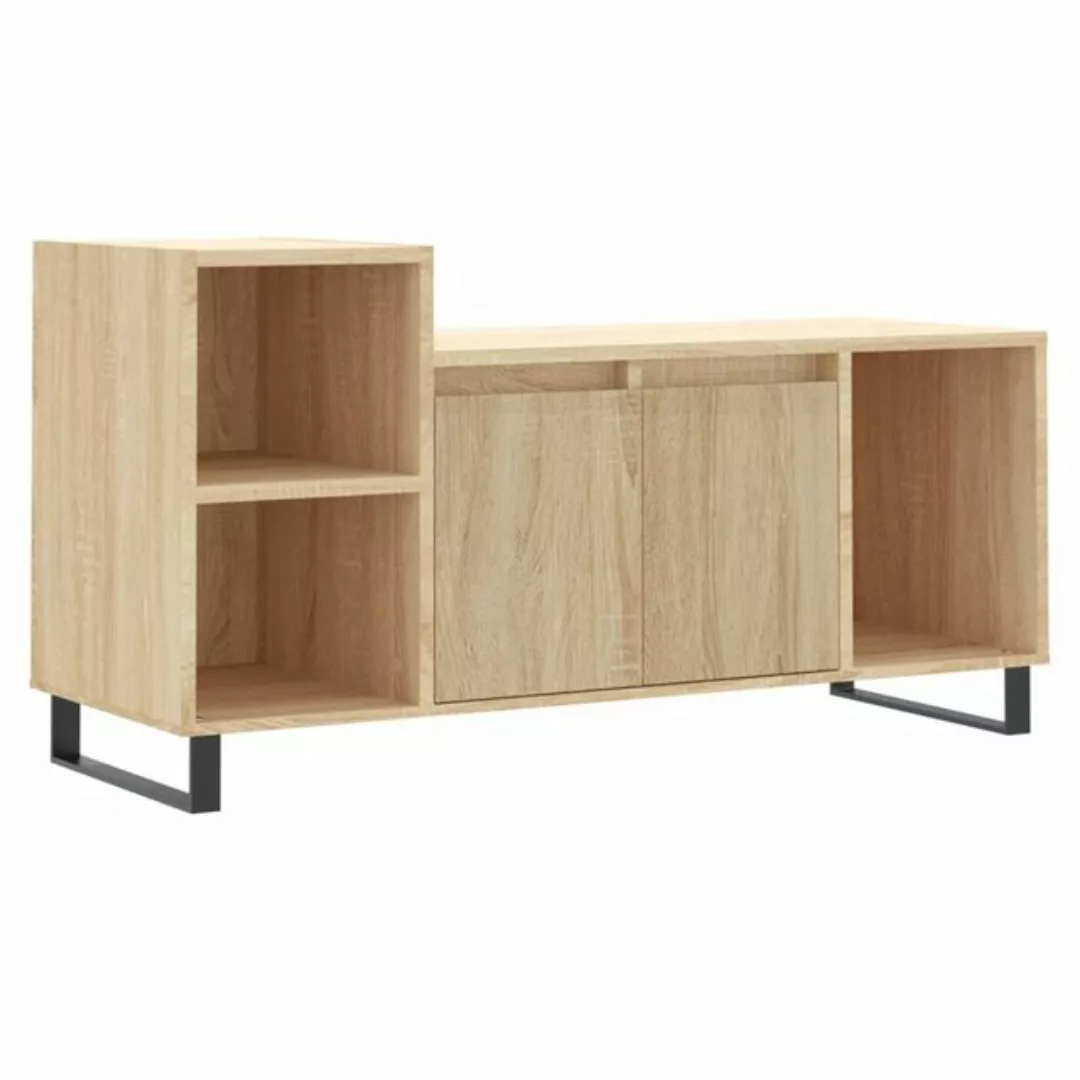 vidaXL TV-Schrank TV-Schrank Betongrau 100x35x55 cm Spanplatte TV-Lowboard günstig online kaufen