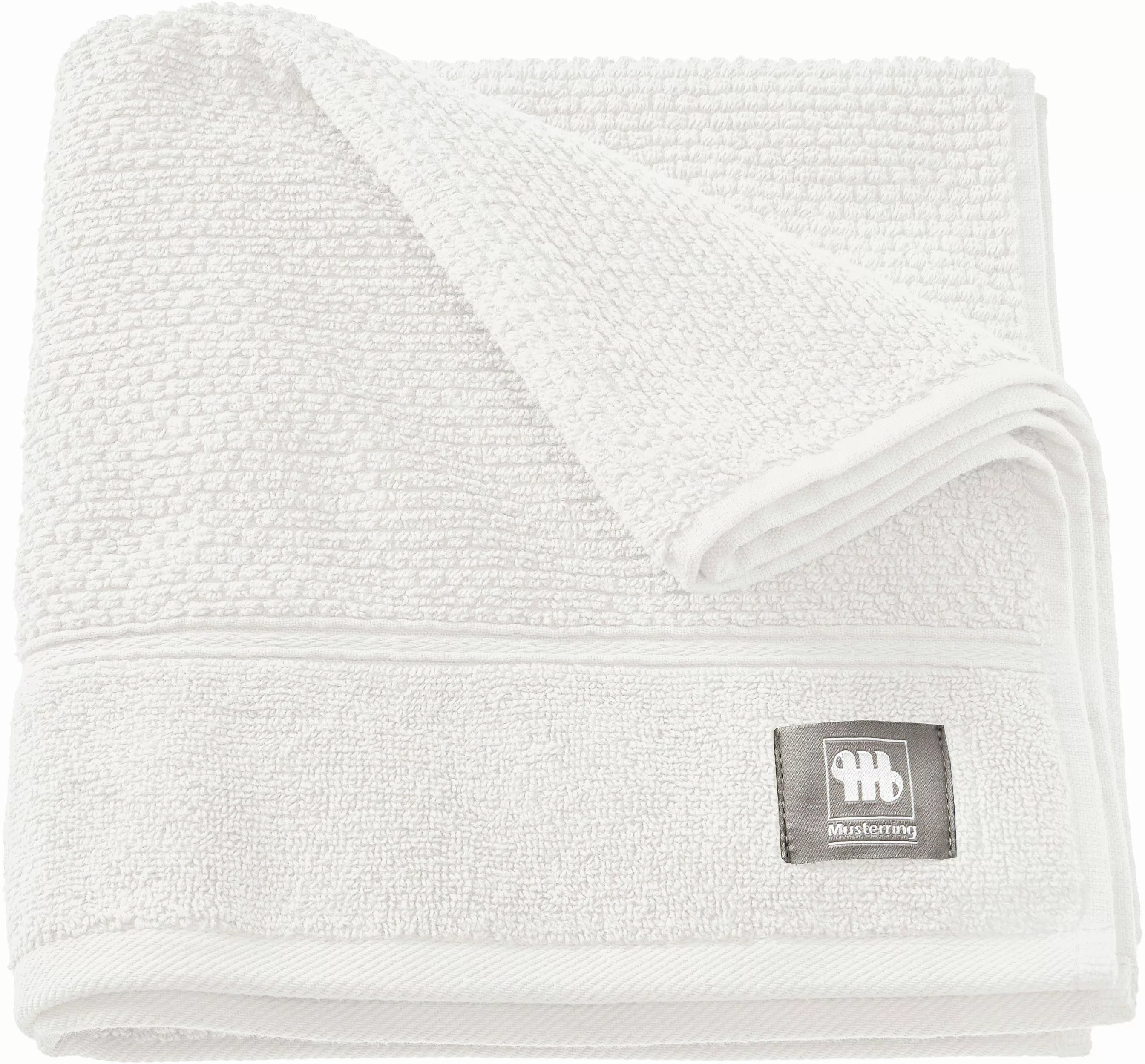 Musterring Handtuch Solid, Frottee (1-St), hautschmeichelnde günstig online kaufen