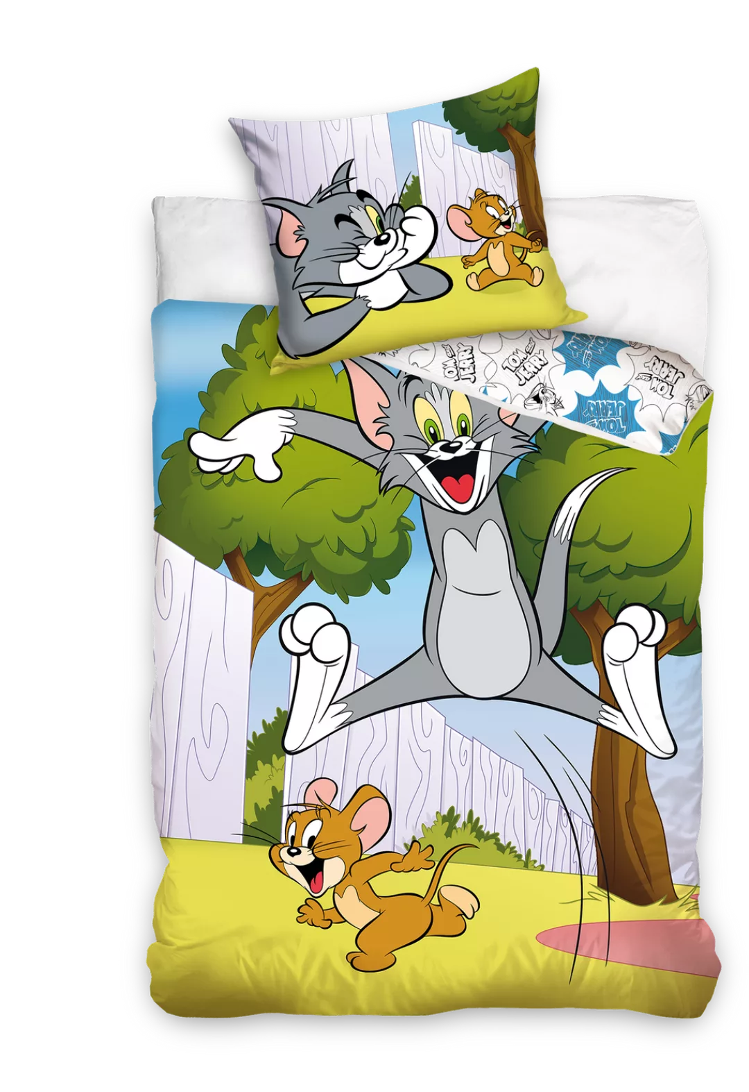 Tom Und Jerry - Bettwäsche 135x200 + 80x80 Cm günstig online kaufen