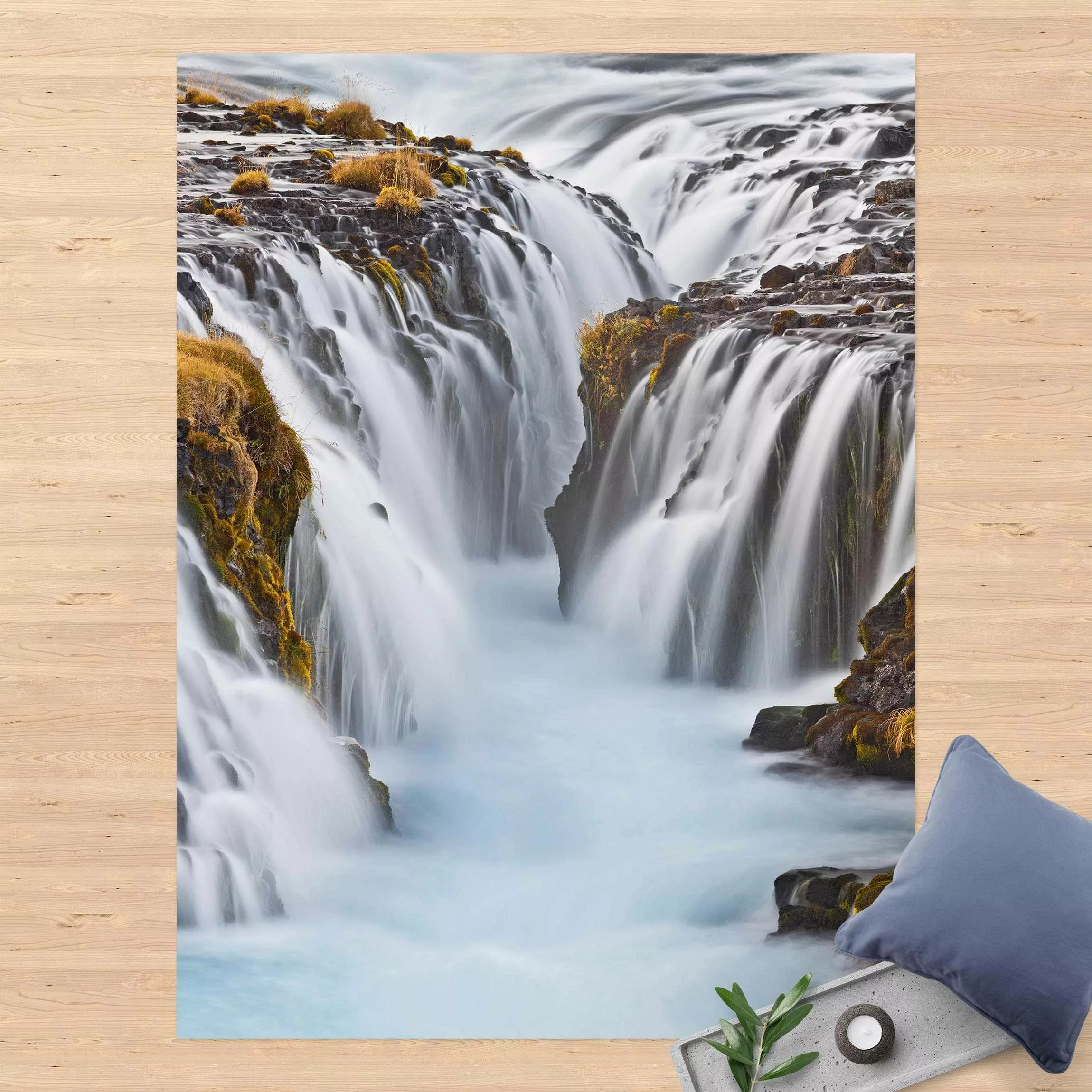 Vinyl-Teppich Brúarfoss Wasserfall in Island günstig online kaufen