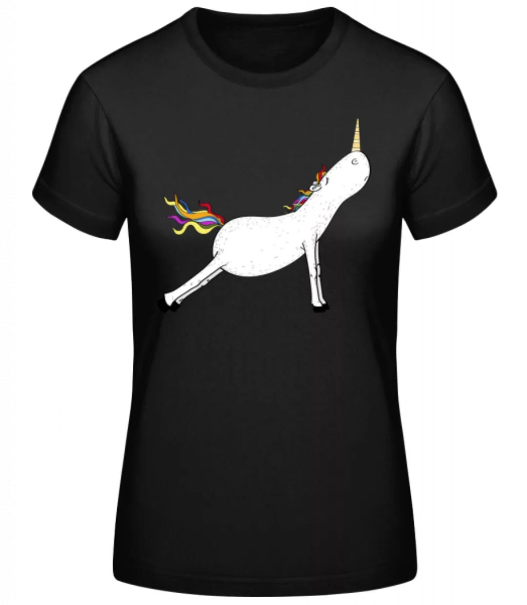 Yoga Einhorn Bretthaltung · Frauen Basic T-Shirt günstig online kaufen