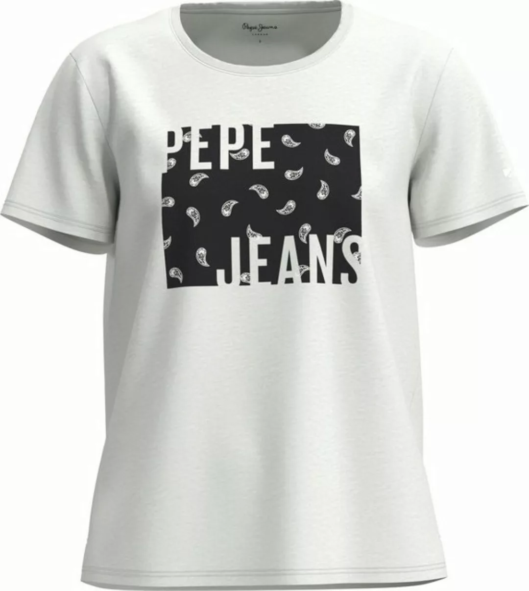 Pepe Jeans Rundhalsshirt LUCIE mit Kontrastprint günstig online kaufen