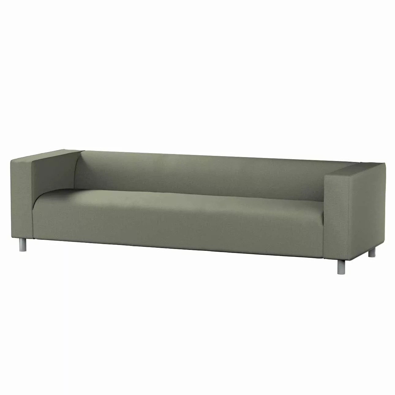 Bezug für Klippan 4-Sitzer Sofa, khaki, Bezug für Klippan 4-Sitzer, Living günstig online kaufen