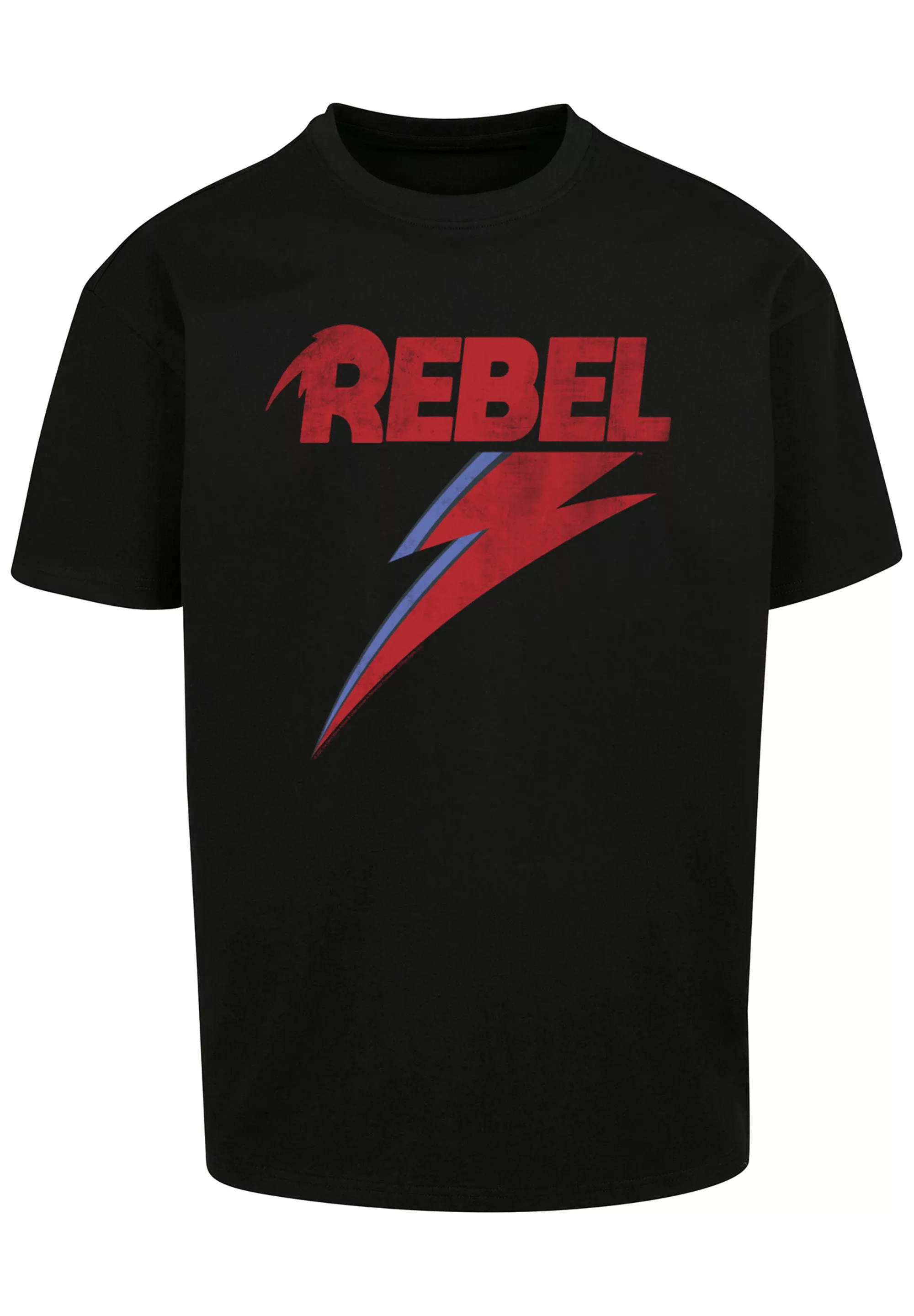 F4NT4STIC T-Shirt "David Bowie Rock Music Band Distressed Rebel", Print günstig online kaufen