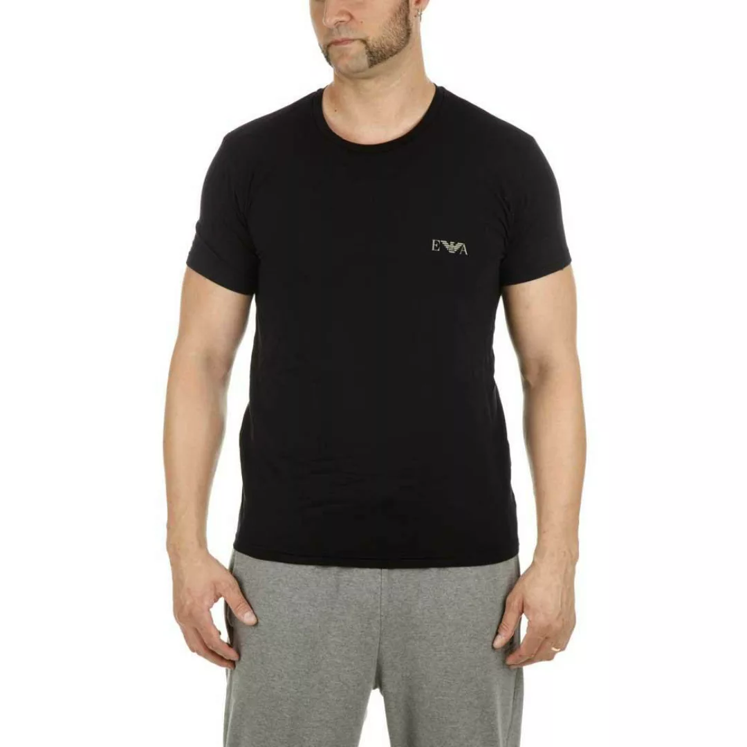 Emporio Armani 110853 Cc534 Kurzärmeliges T-shirt M Black günstig online kaufen
