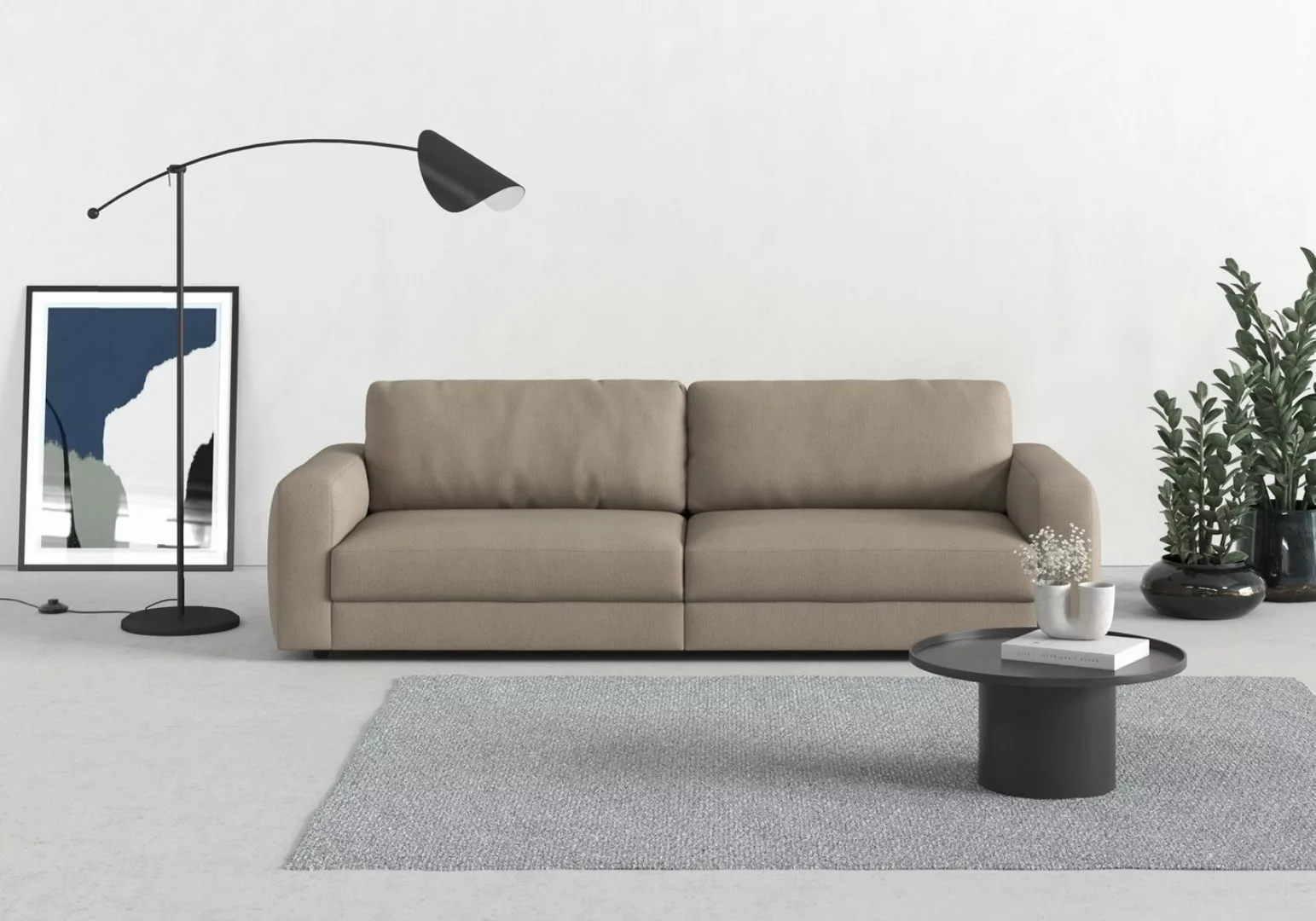 TRENDMANUFAKTUR Big-Sofa Bourbon, 2 Teile, extra tiefe Sitzfläche, wahlweis günstig online kaufen