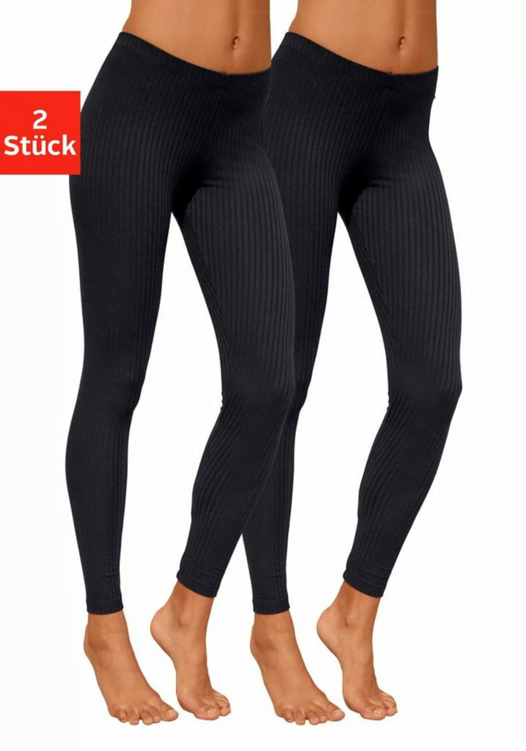 Vivance Leggings (2er-Pack) im Doppelpack günstig online kaufen