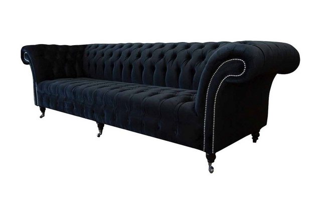 Xlmoebel Sofa Chesterfield 4-Sitzer Sofa Polsterung Wohnzimmer Stil Edle Ho günstig online kaufen