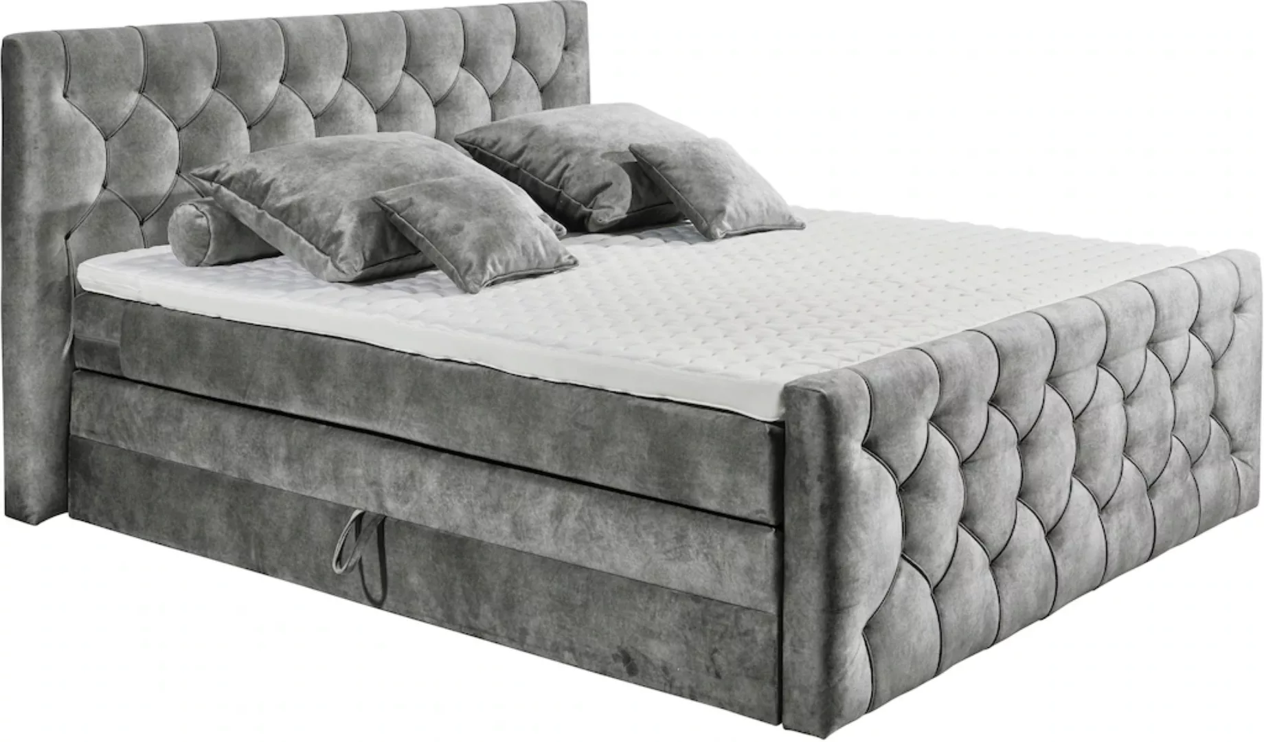 ED EXCITING DESIGN Boxspringbett Cashfield, inkl. einem Topper mit Klimaban günstig online kaufen