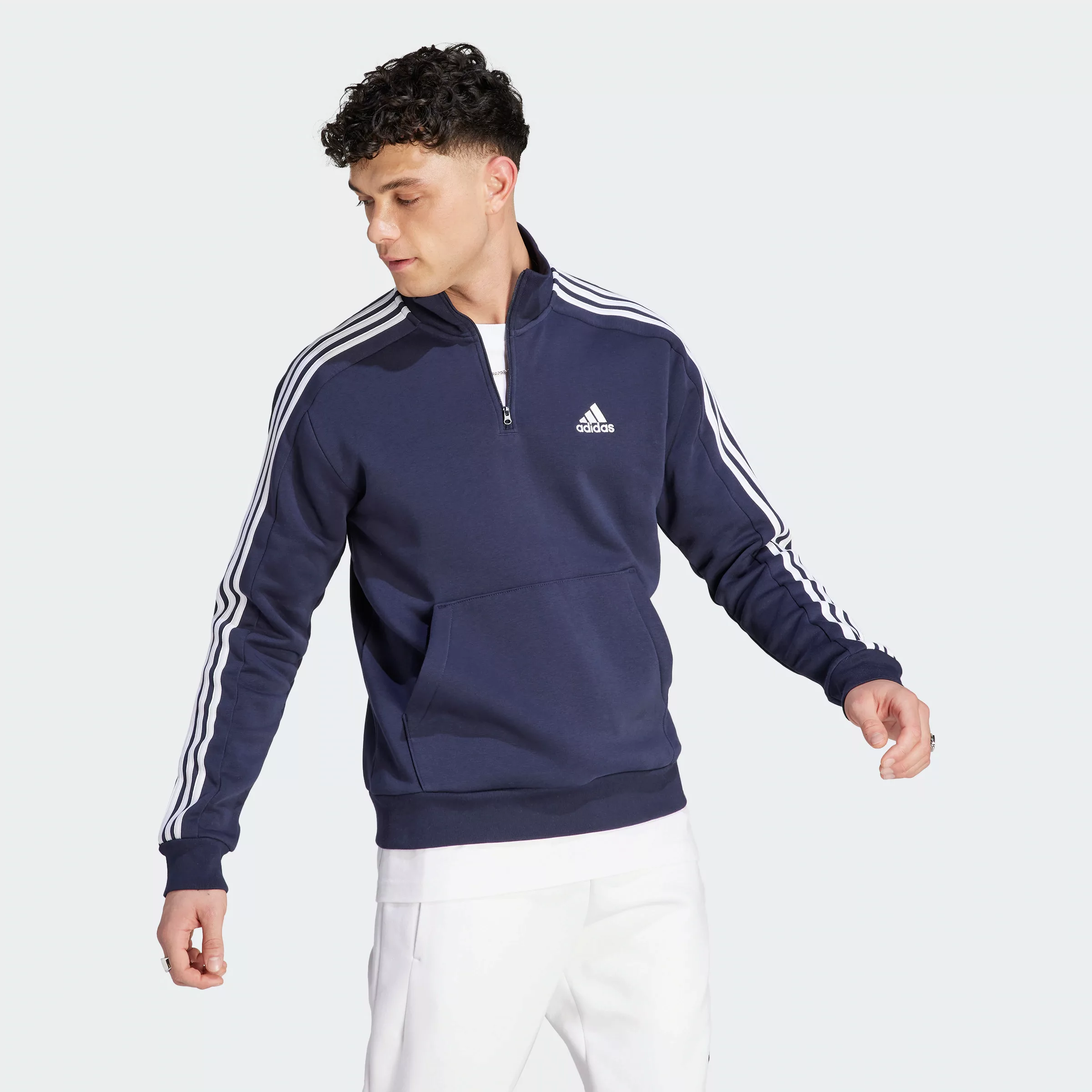 adidas Sportswear Sweatshirt "M 3S FL 1/4 Z" günstig online kaufen