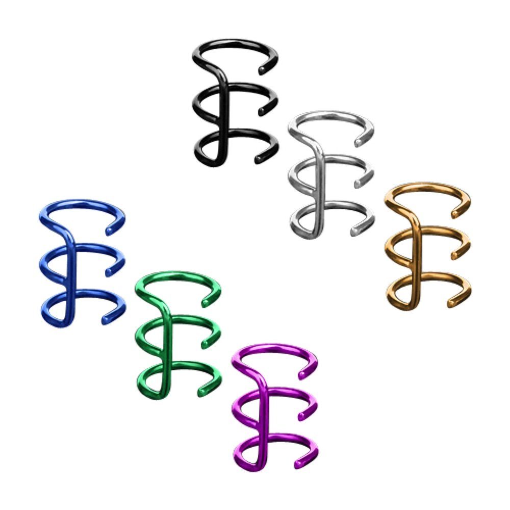 Taffstyle Piercing-Set Piercing Ohr Clip On günstig online kaufen