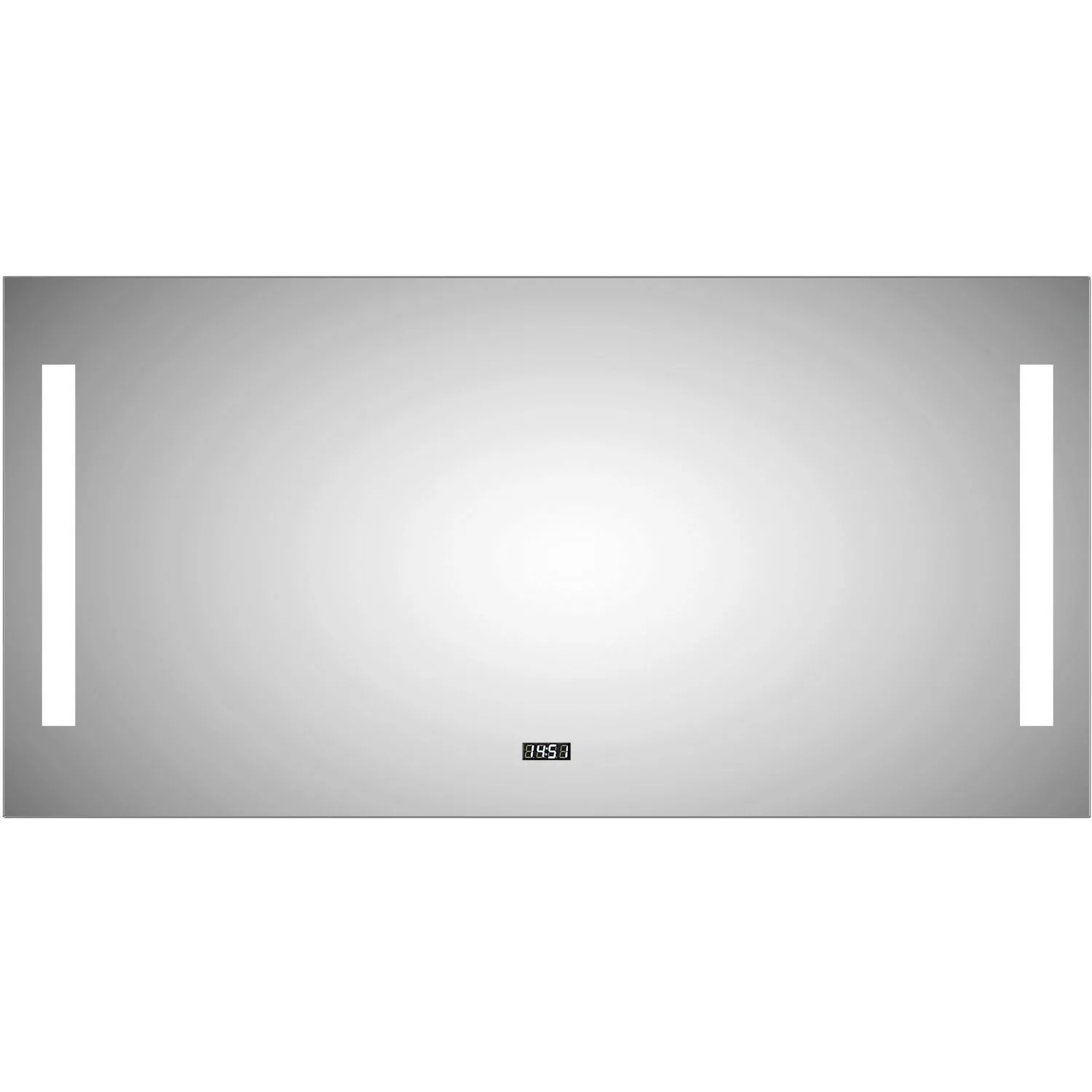 DSK Design LED-Lichtspiegel Silver Time 120 cm x 60 cm günstig online kaufen