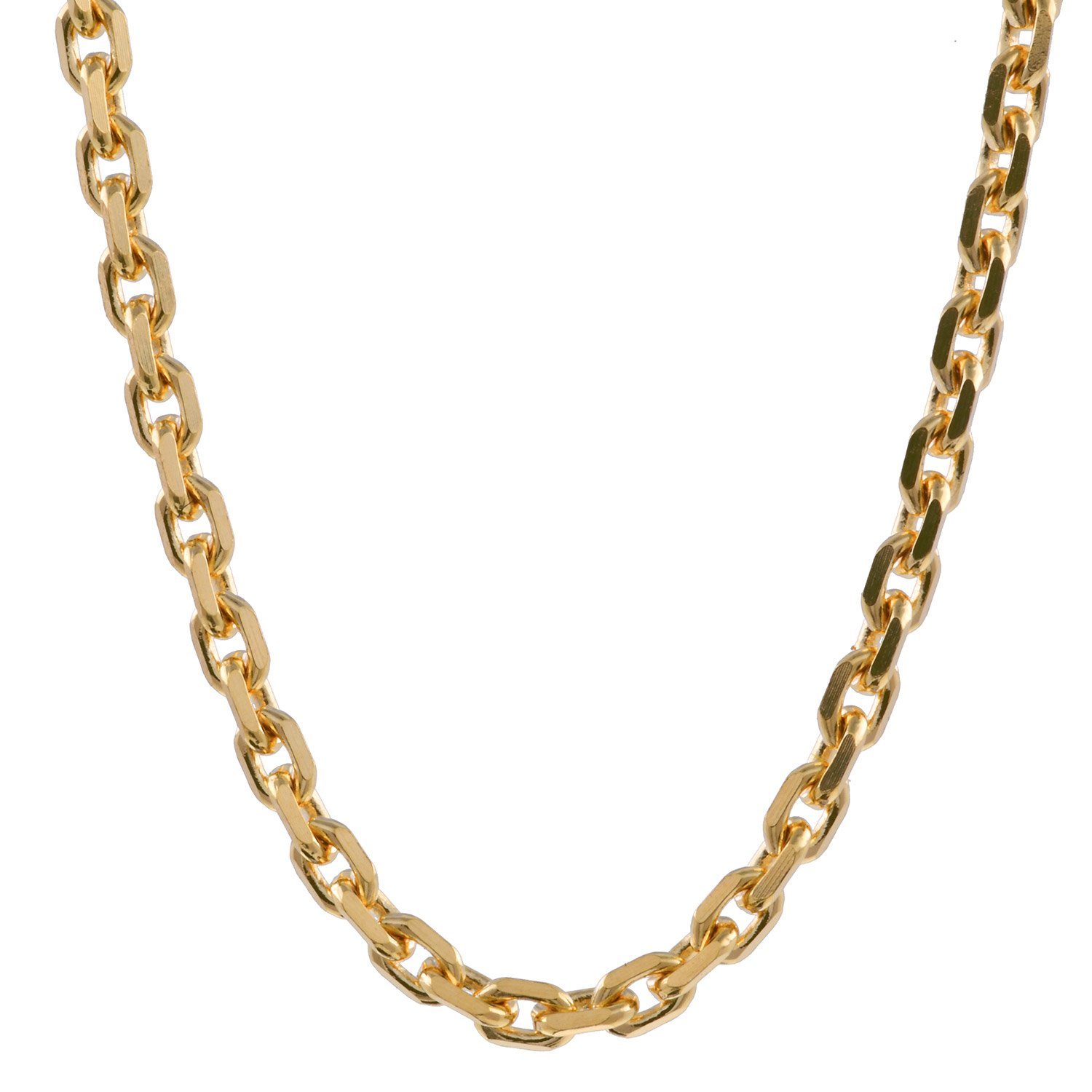 HOPLO Goldkette Ankerkette diamantiert 585 - günstig online kaufen