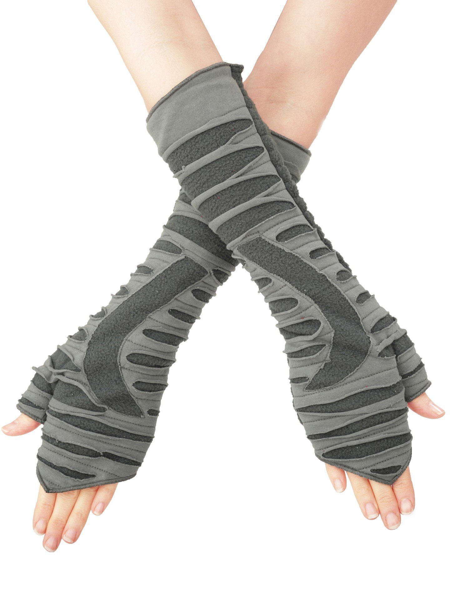 PUREWONDER Armstulpen Pulswärmer Patchwork Handstulpen hw23 günstig online kaufen