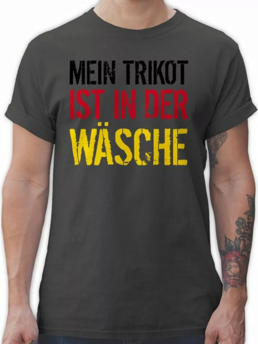 Shirtracer T-Shirt Mein Trikot ist in der Wäsche, Deutschland Germany 2024 günstig online kaufen