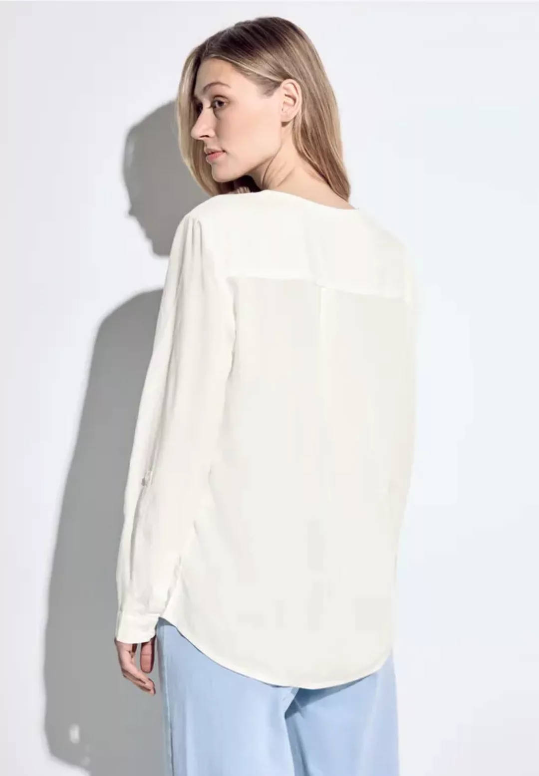 Bluse mit Kläppchenkragen günstig online kaufen