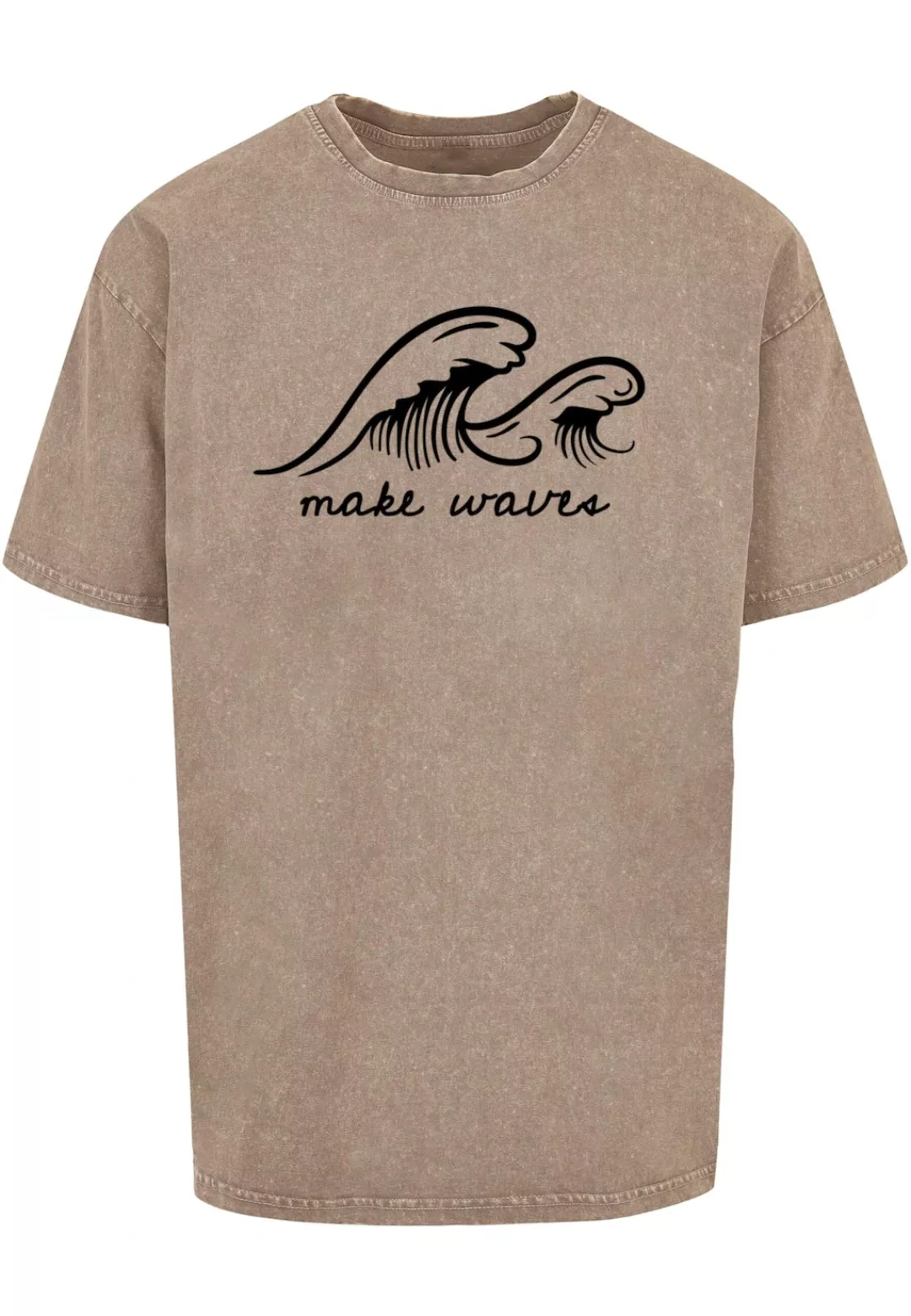 Merchcode T-Shirt "Merchcode Herren Summer - Make waves Acid Washed Oversiz günstig online kaufen