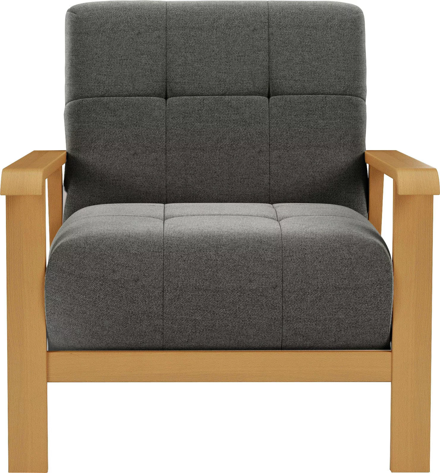 sit&more Sessel "Billund", Armlehnen aus eichefarbigem Buchenholz, verschie günstig online kaufen