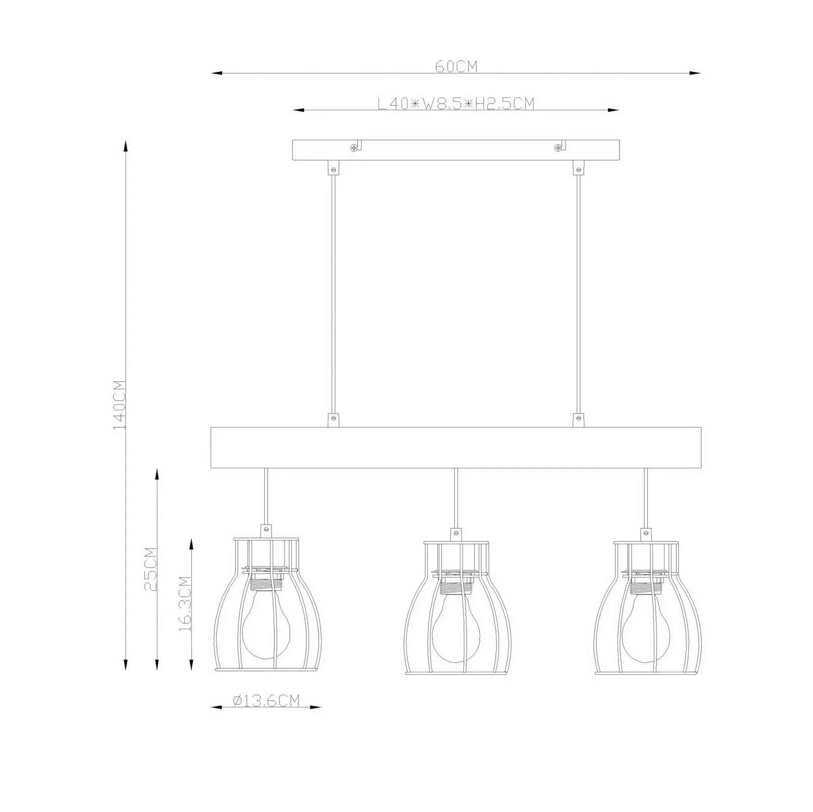 GLOBO LIGHTING Pendelleuchte, höhenverstellbar günstig online kaufen