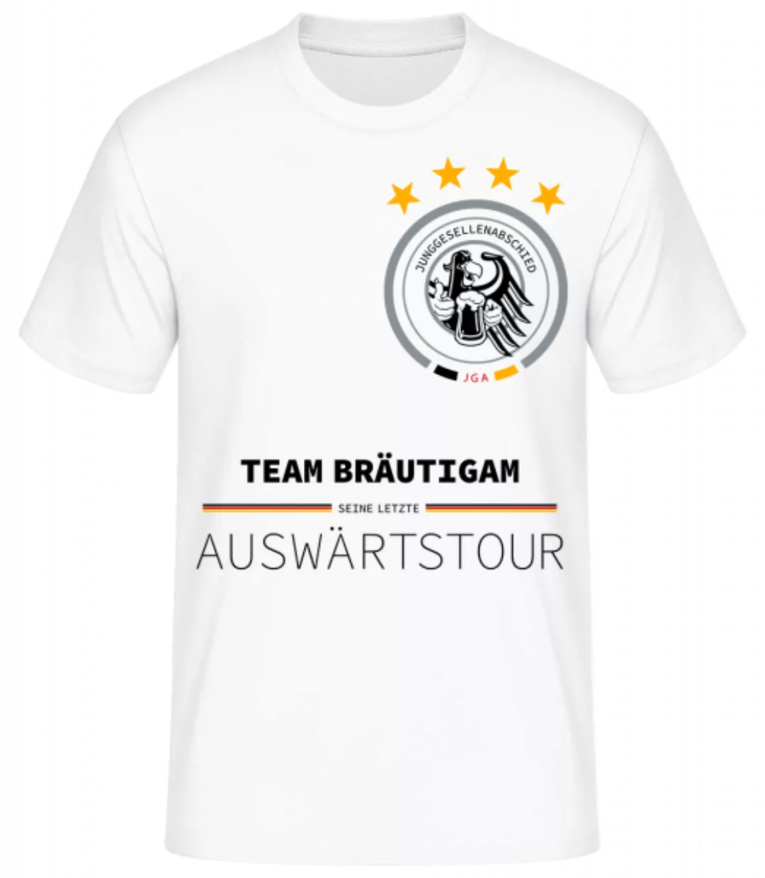 JGA Letzte Auswärtstour Team Bräutigam · Männer Basic T-Shirt günstig online kaufen