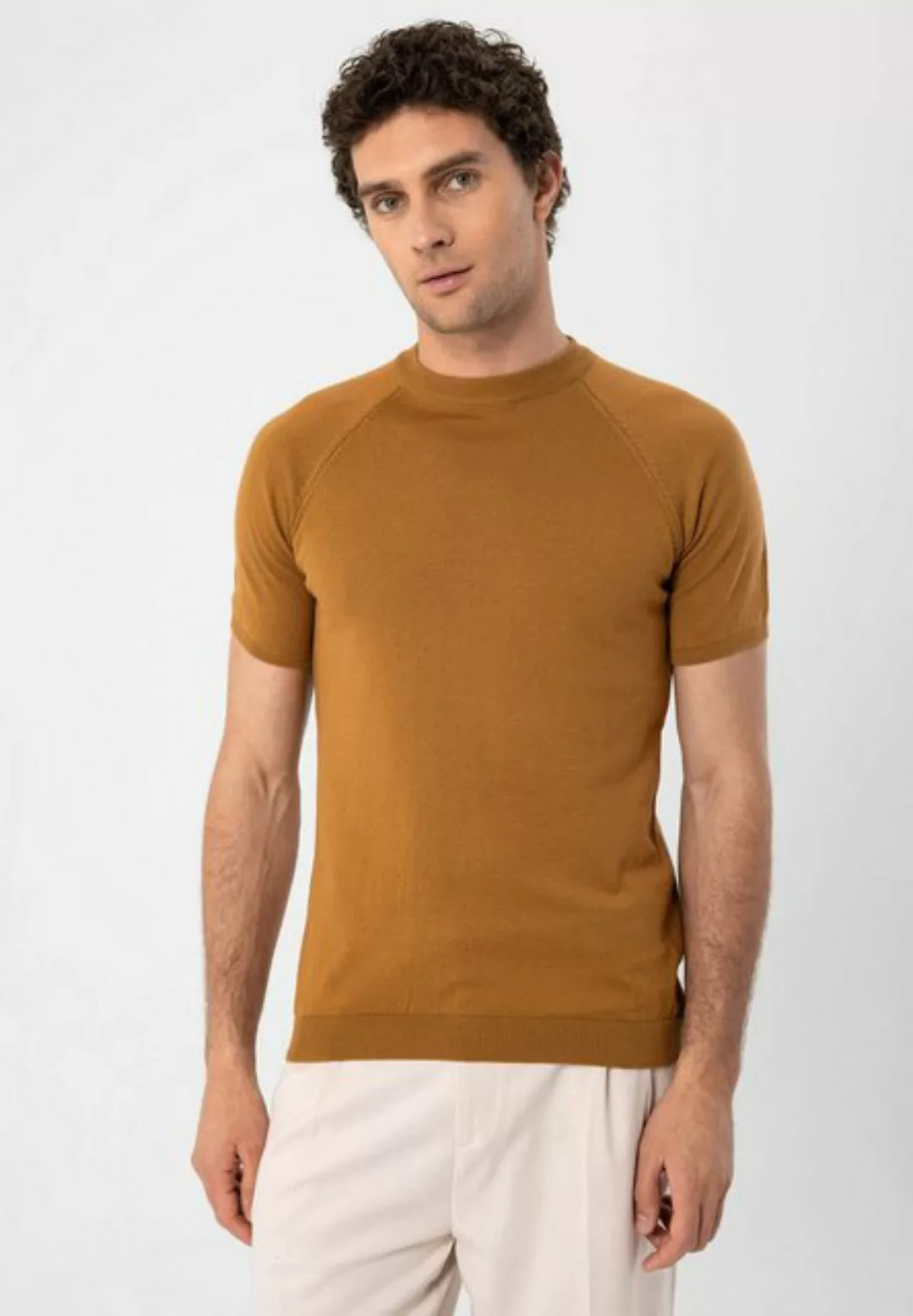 Antioch Poloshirt Mock Turtleneck - Short Sleeve - Knitwear günstig online kaufen