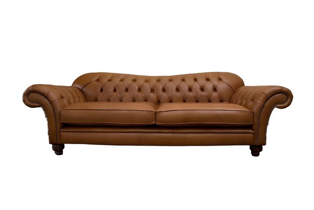 Xlmoebel Sofa Neue 3-Sitzer Leder-Couch im klassischen Chesterfield-Stil, H günstig online kaufen