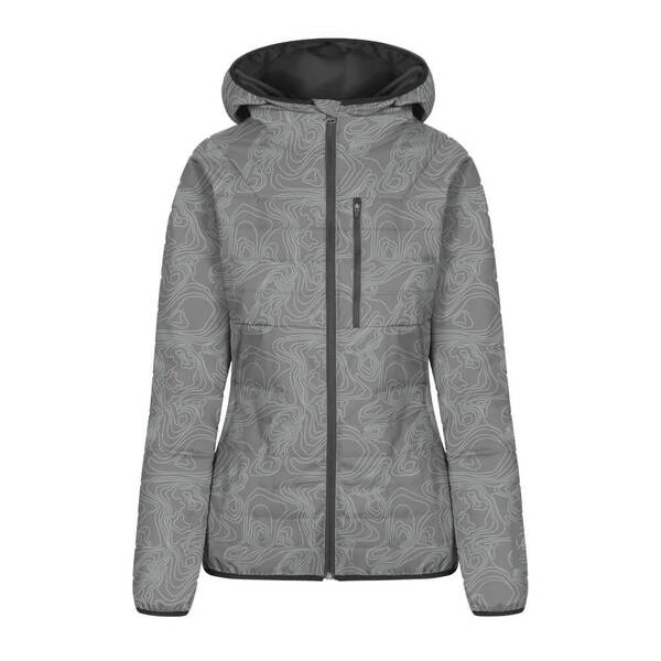 Eu-phoric Recycled Padded Jacke Damen Grau günstig online kaufen