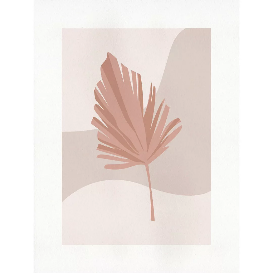 Komar Poster Minimalist Leaf Lover Abstrakt B/L: ca. 30x40 cm günstig online kaufen