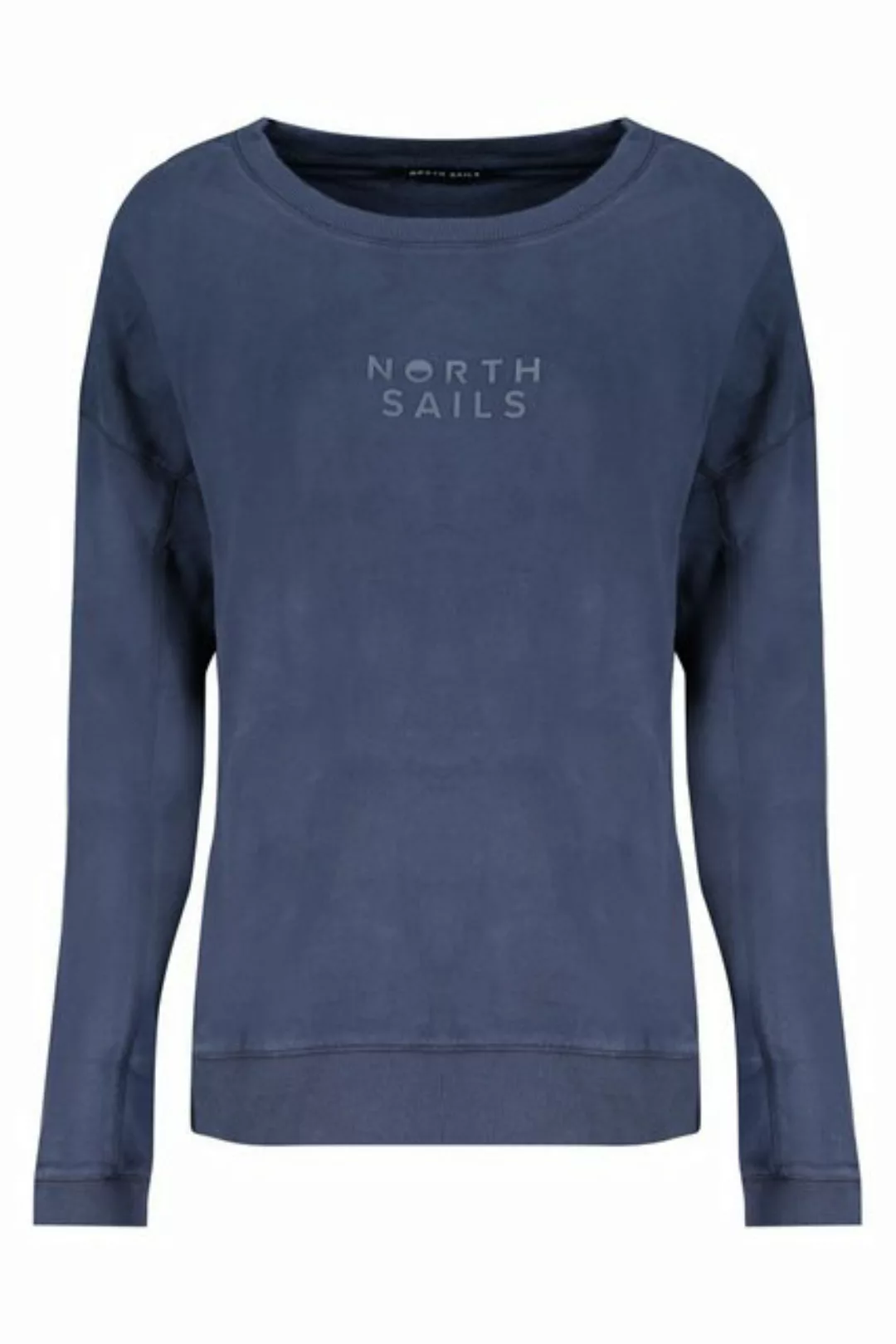 North Sails Sweatshirt Blaues Damen-Sweatshirt aus Bio-Baumwolle – günstig online kaufen