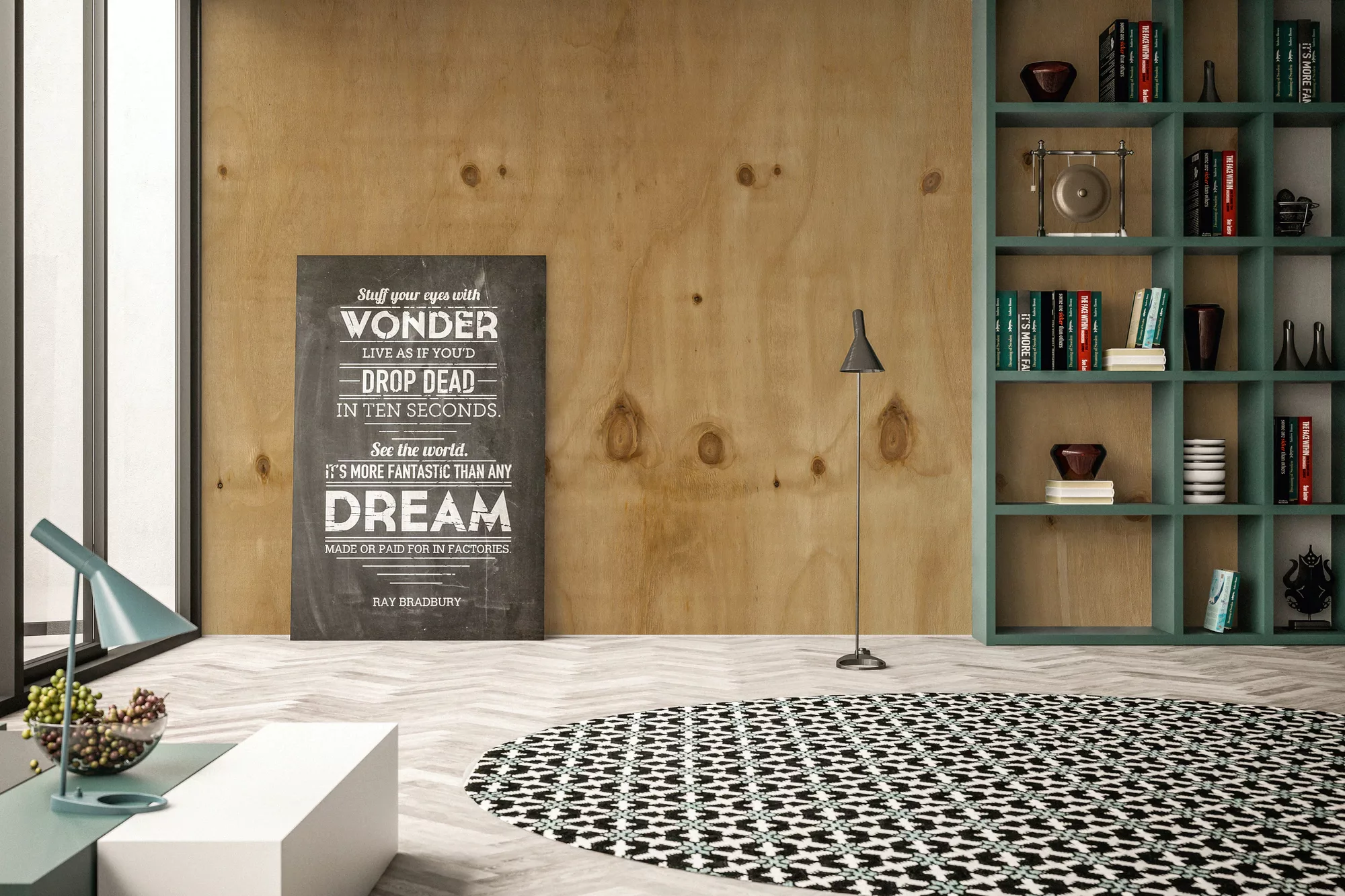 Architects Paper Fototapete »Plywood«, Vlies, Wand, Schräge günstig online kaufen