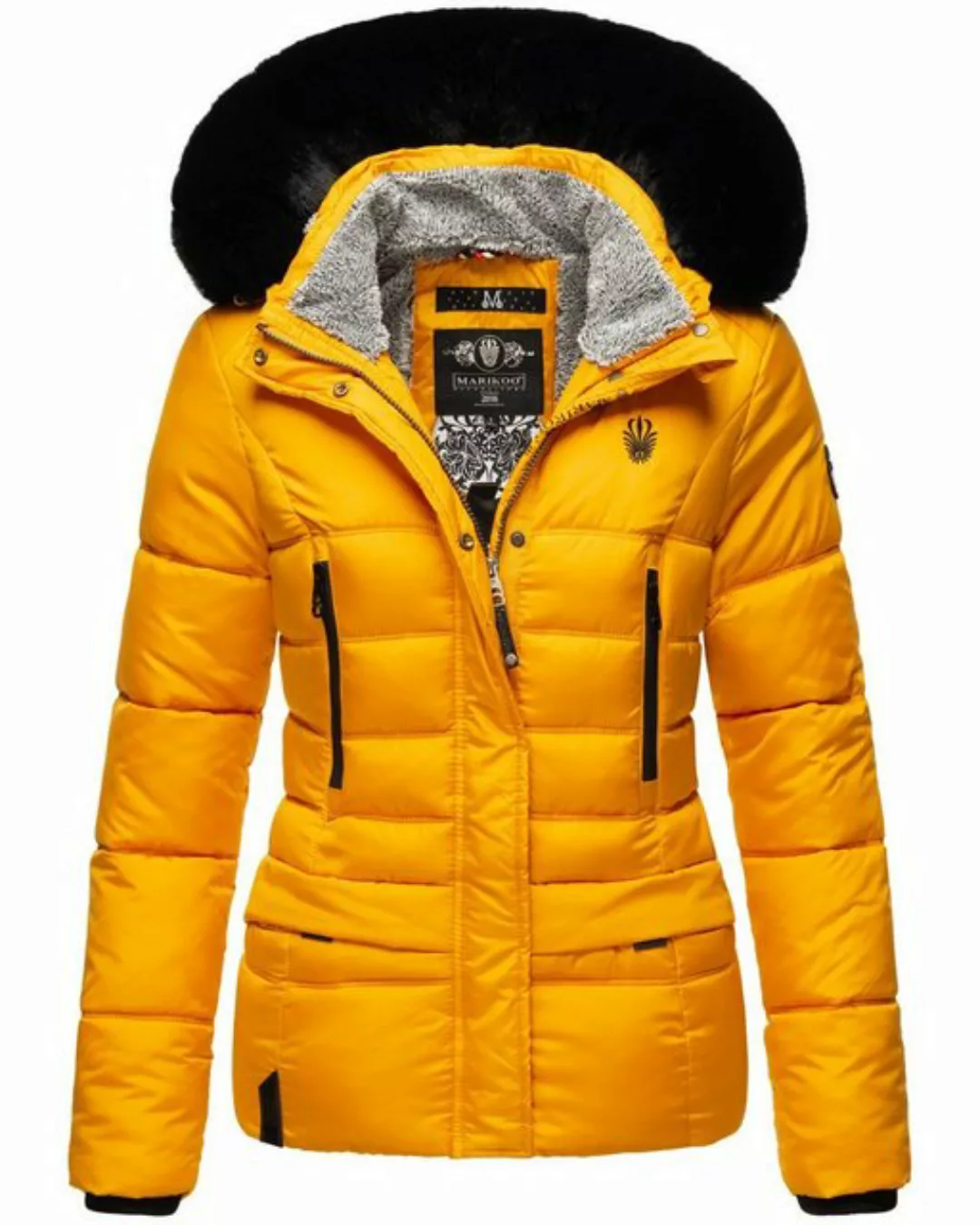 Marikoo Winterjacke Loveleen mit Teddyfell und Kapuze günstig online kaufen