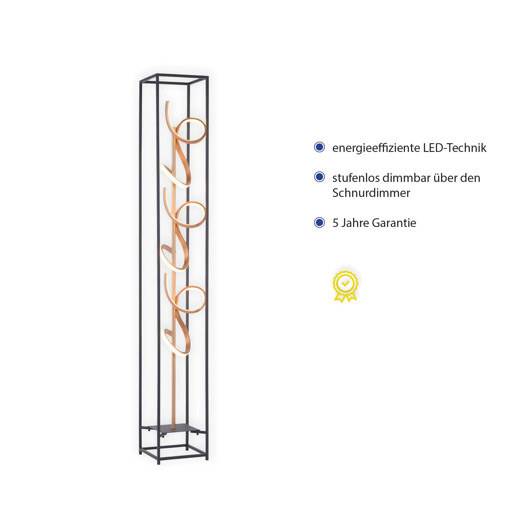 Paul Neuhaus LED Stehlampe »SELINA«, 3 flammig, Leuchtmittel LED-Board   LE günstig online kaufen