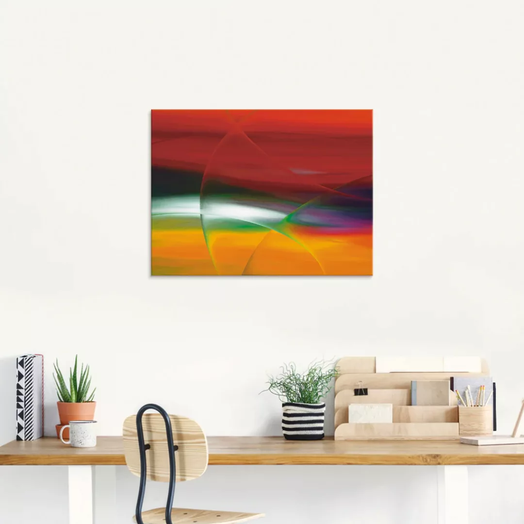 Artland Glasbild "Modern IV", Gegenstandslos, (1 St.) günstig online kaufen