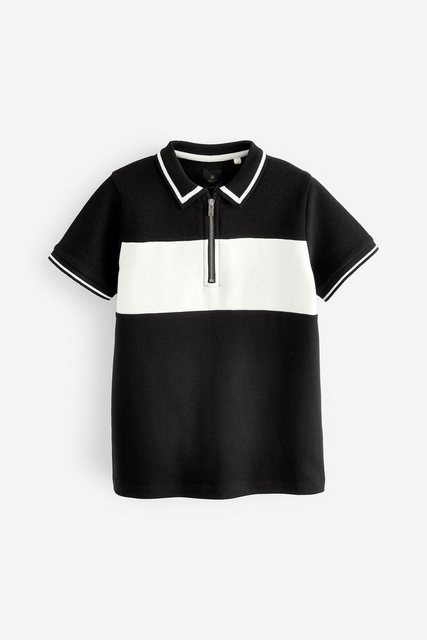 Next Poloshirt Kurzärmeliges Polo-Shirt mit Blockfarben (1-tlg) günstig online kaufen