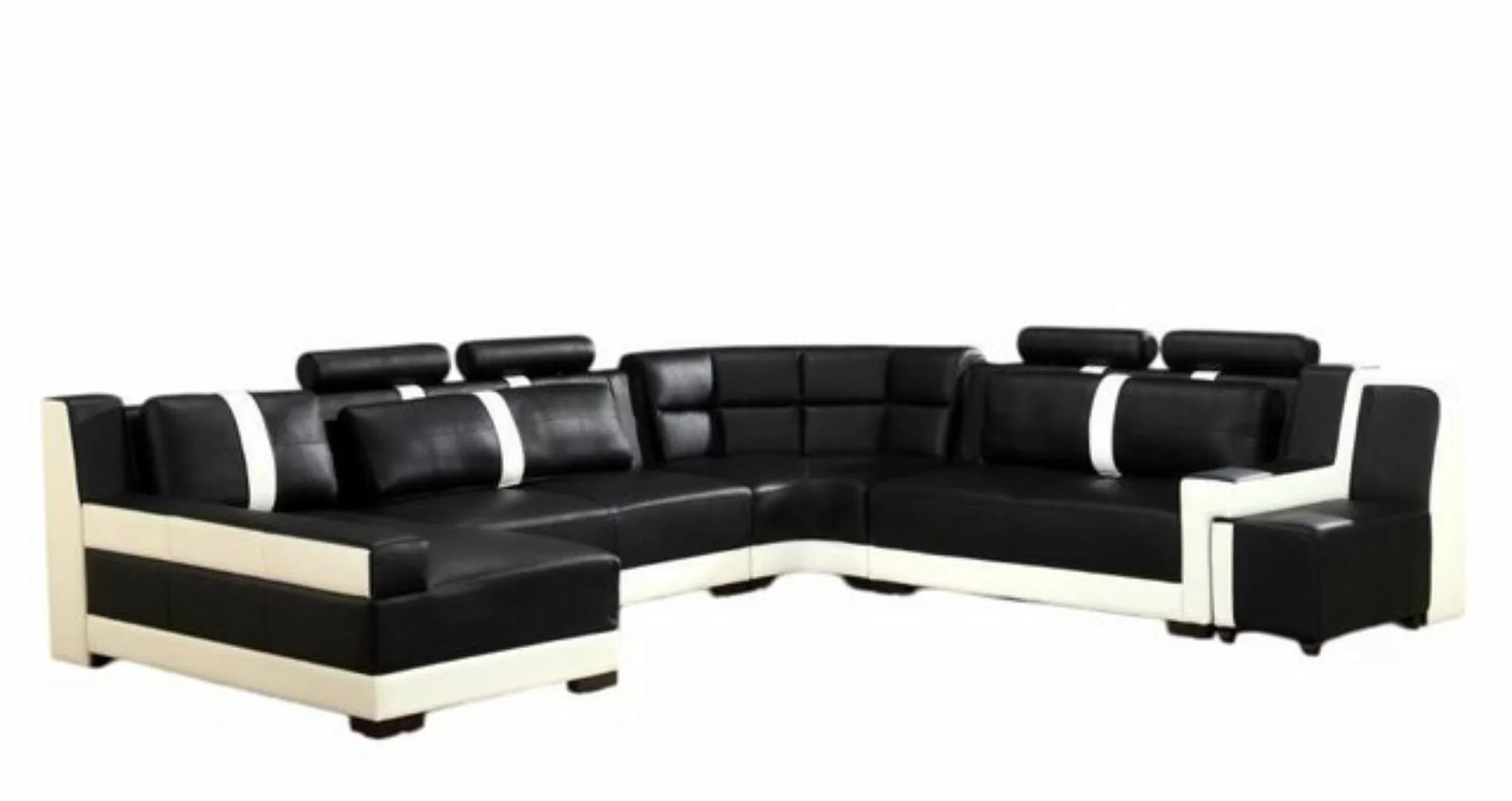 Xlmoebel Ecksofa Moderne Leder-Couch mit Eckgarnitur und USB-Anschluss, 1 T günstig online kaufen