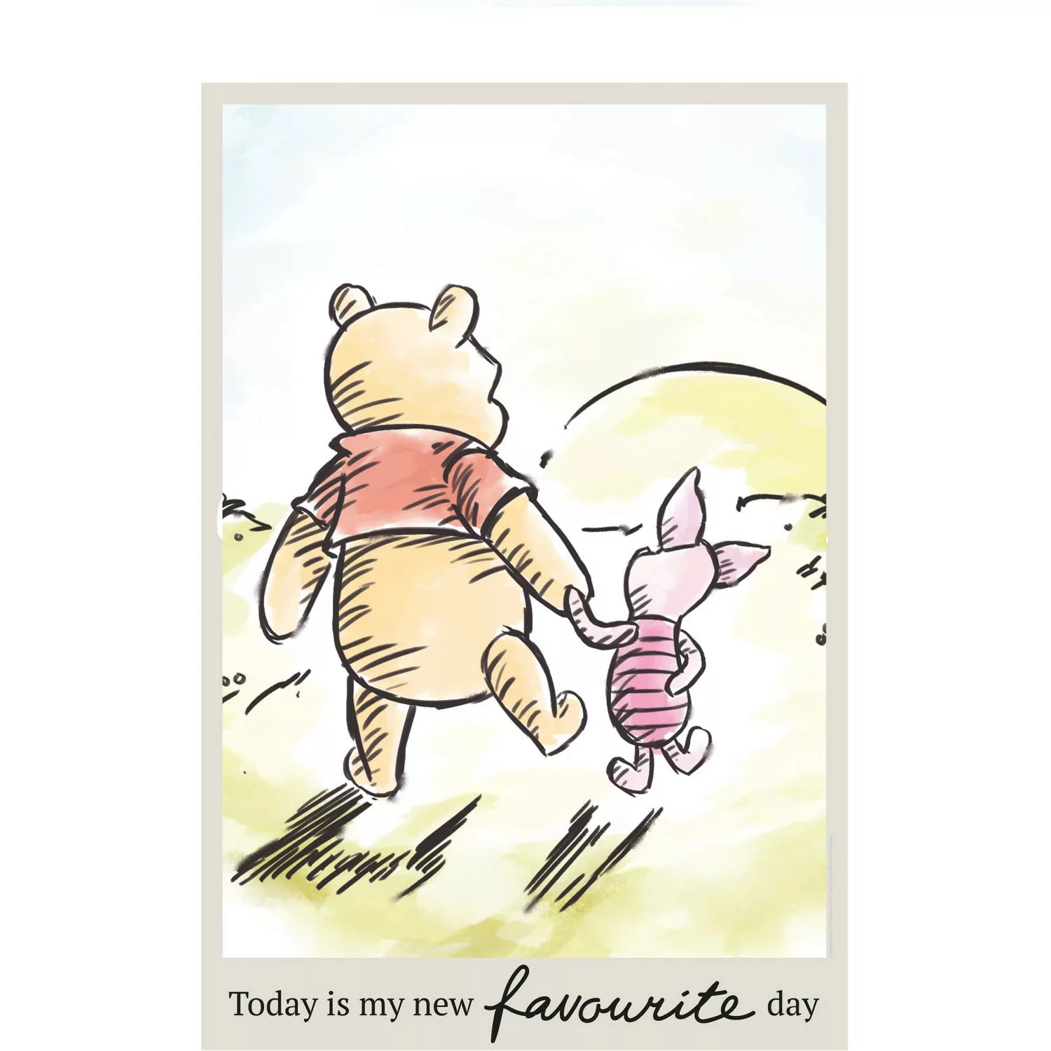 Komar Poster "Winnie Pooh Today", Disney, (1 St.), Kinderzimmer, Schlafzimm günstig online kaufen