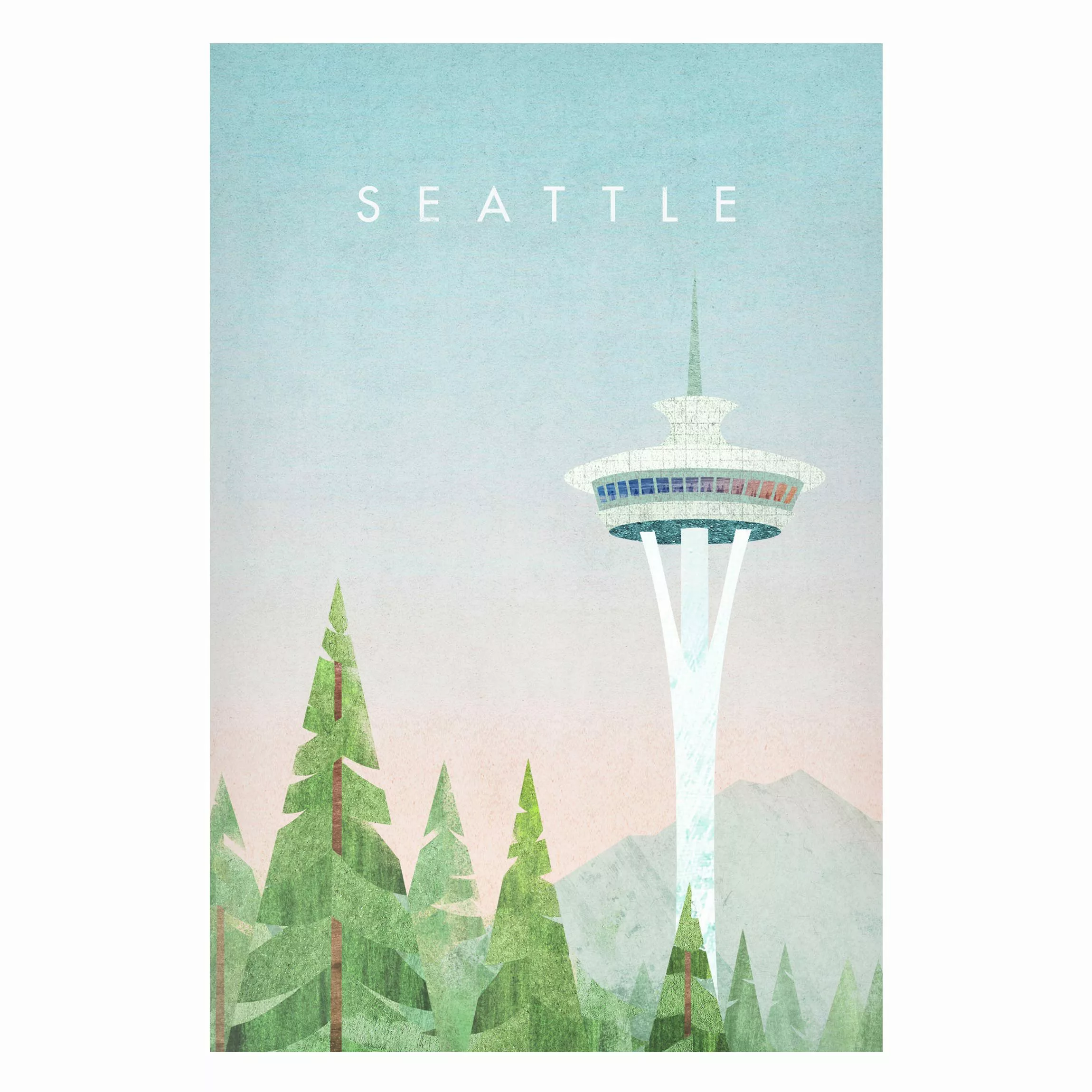 Magnettafel Reiseposter - Seattle günstig online kaufen