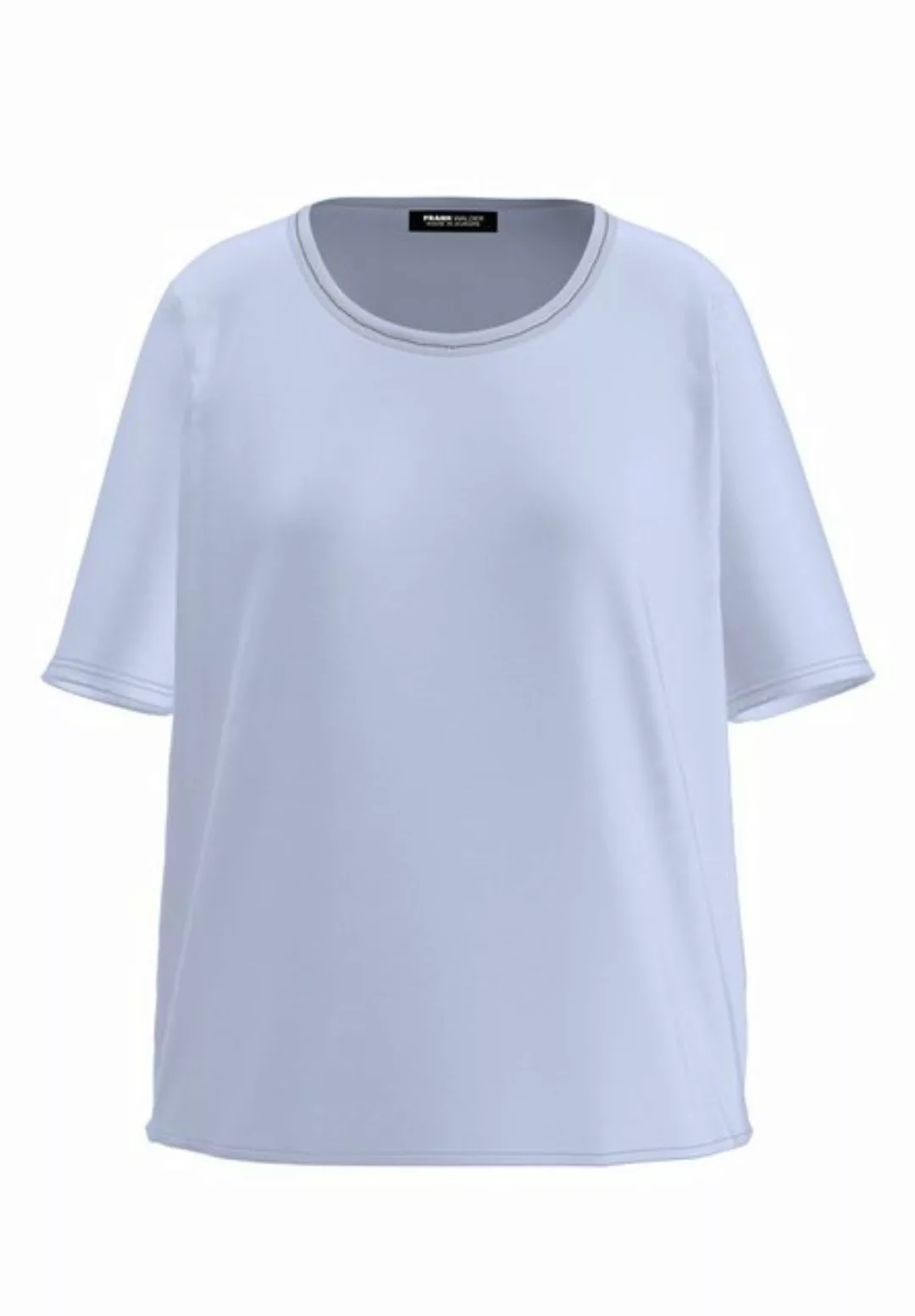 FRANK WALDER Blusenshirt mit doppelt paspeliertem Ausschnitt günstig online kaufen