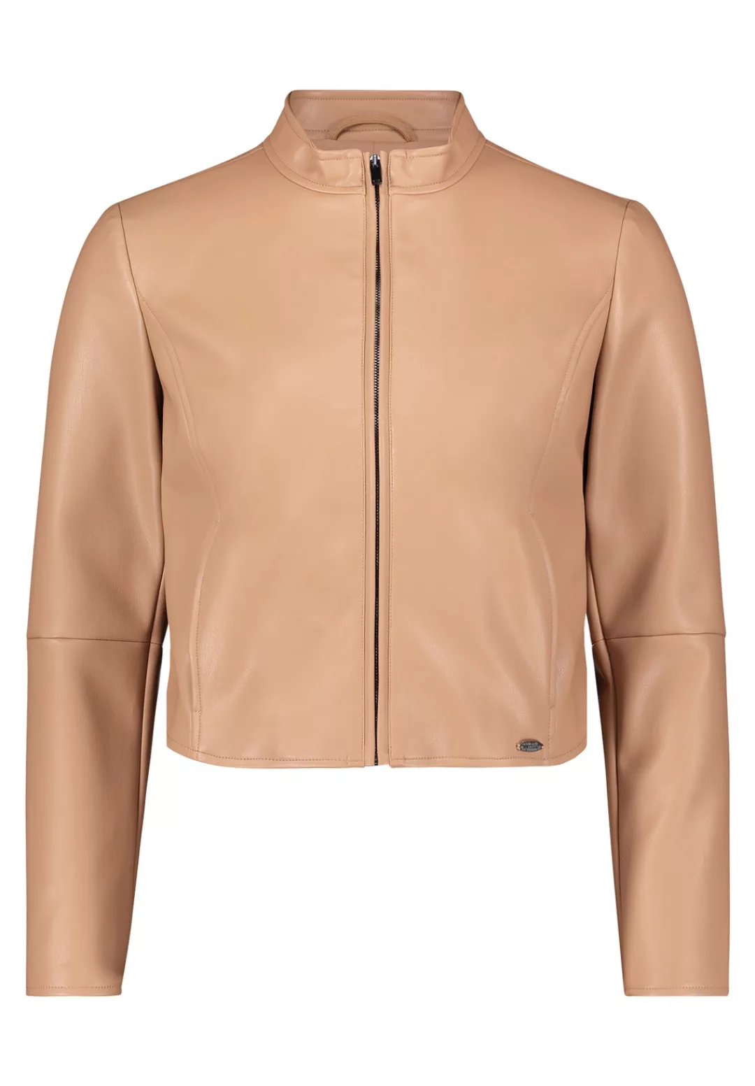 Betty&Co Jackenblazer "Betty & Co Bikerjacke mit Stehkragen", Nahtführung günstig online kaufen