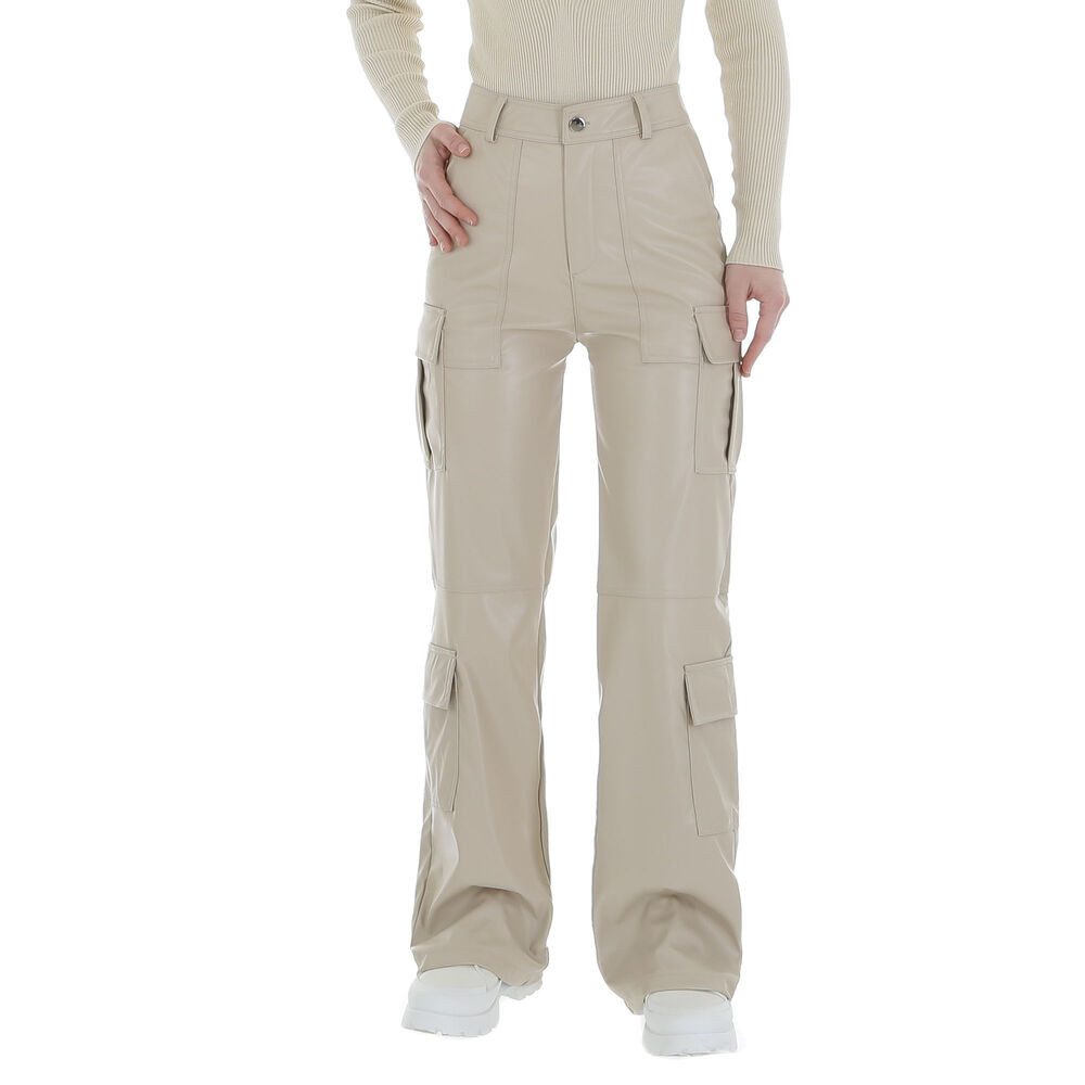 Ital-Design Lederimitathose Damen Freizeit (86365195) Glänzend günstig online kaufen