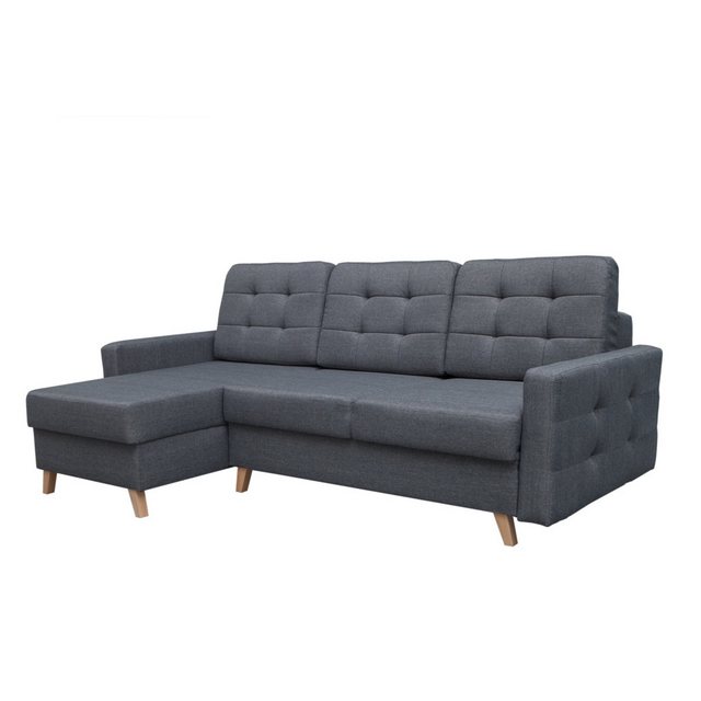 MOEBLO Ecksofa CARLA, Couch Polstermöbel Sitzmöbel Wohnzimmermöbel 2-Sitzer günstig online kaufen