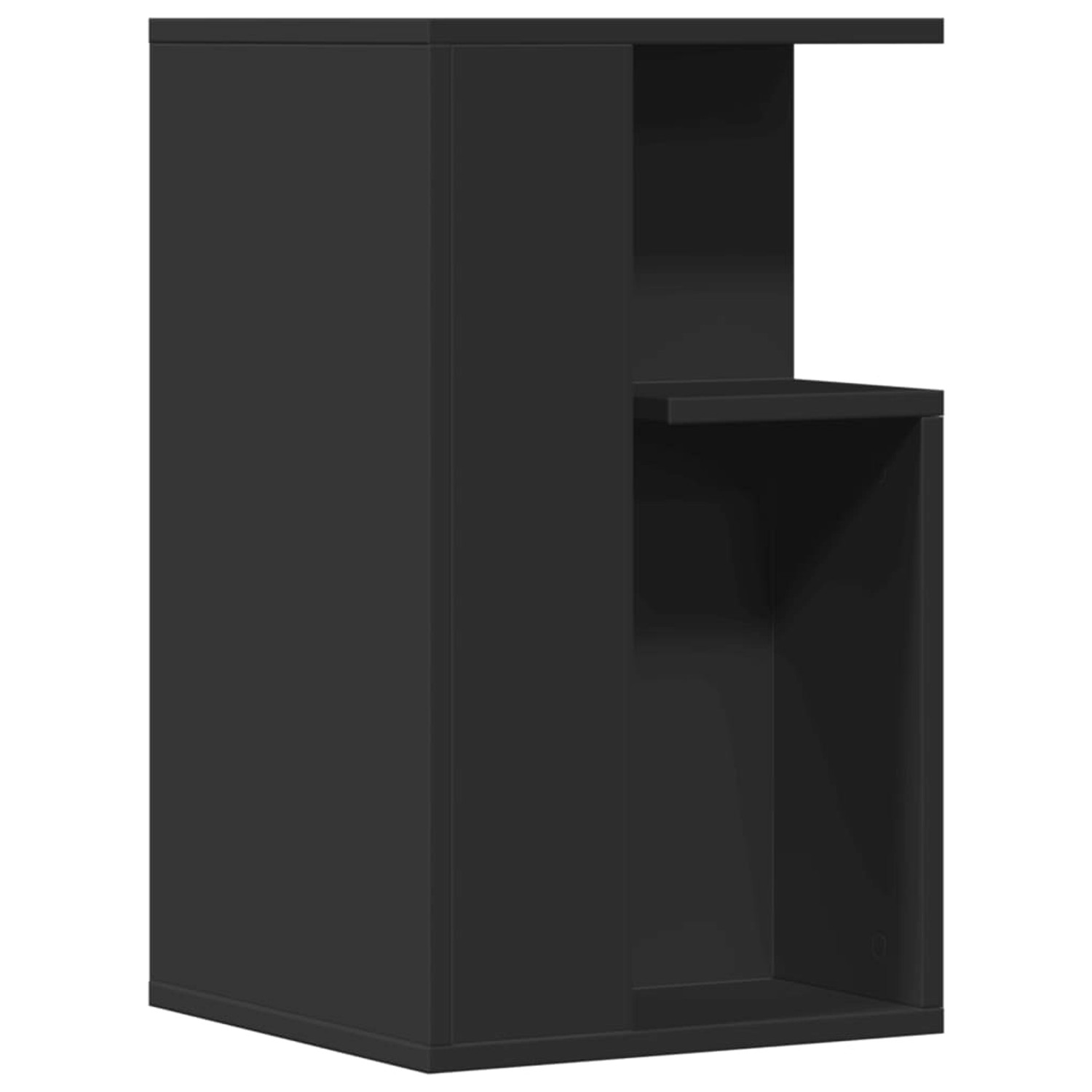 vidaXL Beistelltisch Schwarz 35x35x60 cm Holzwerkstoff günstig online kaufen