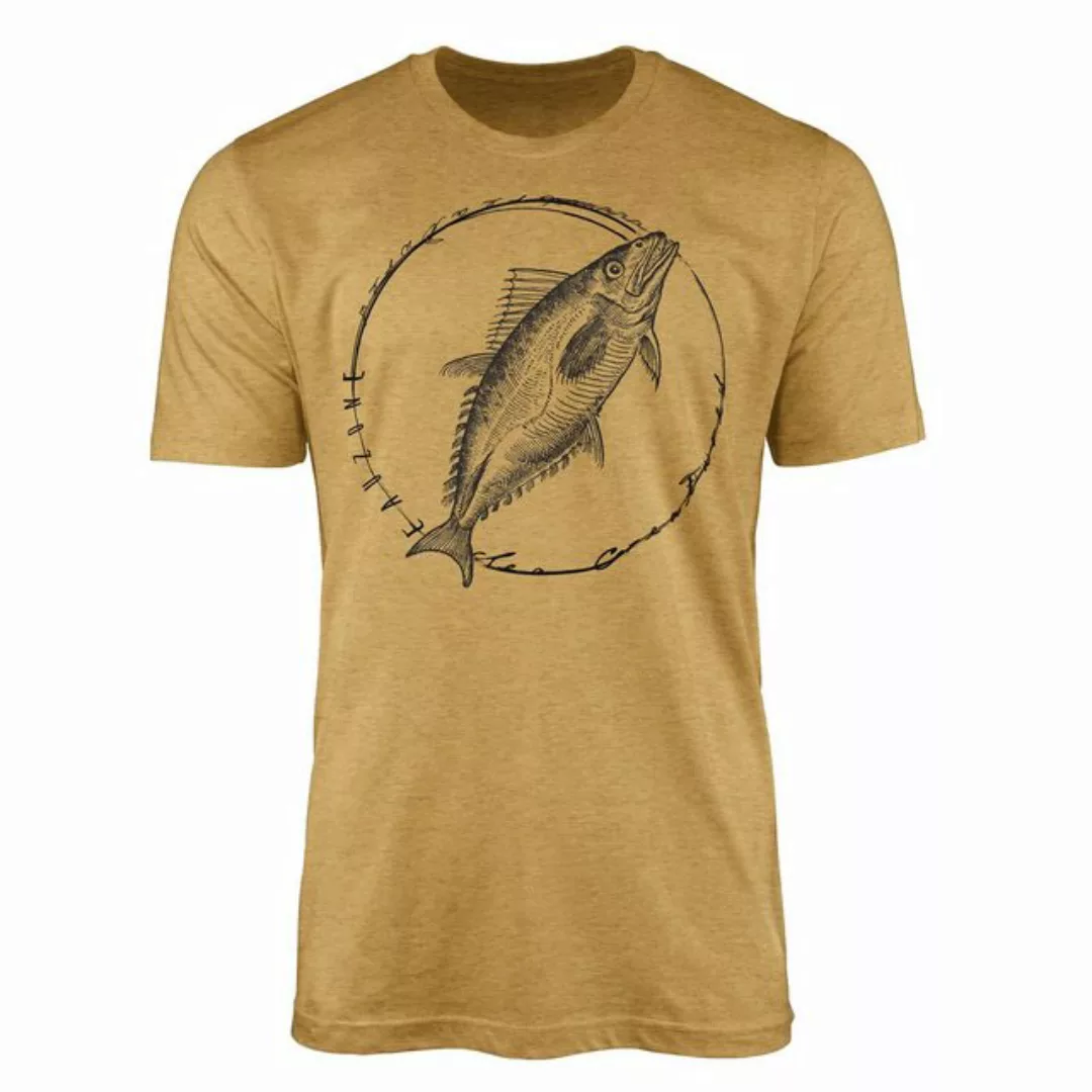 Sinus Art T-Shirt T-Shirt Tiefsee Fische - Serie: Sea Creatures, feine Stru günstig online kaufen