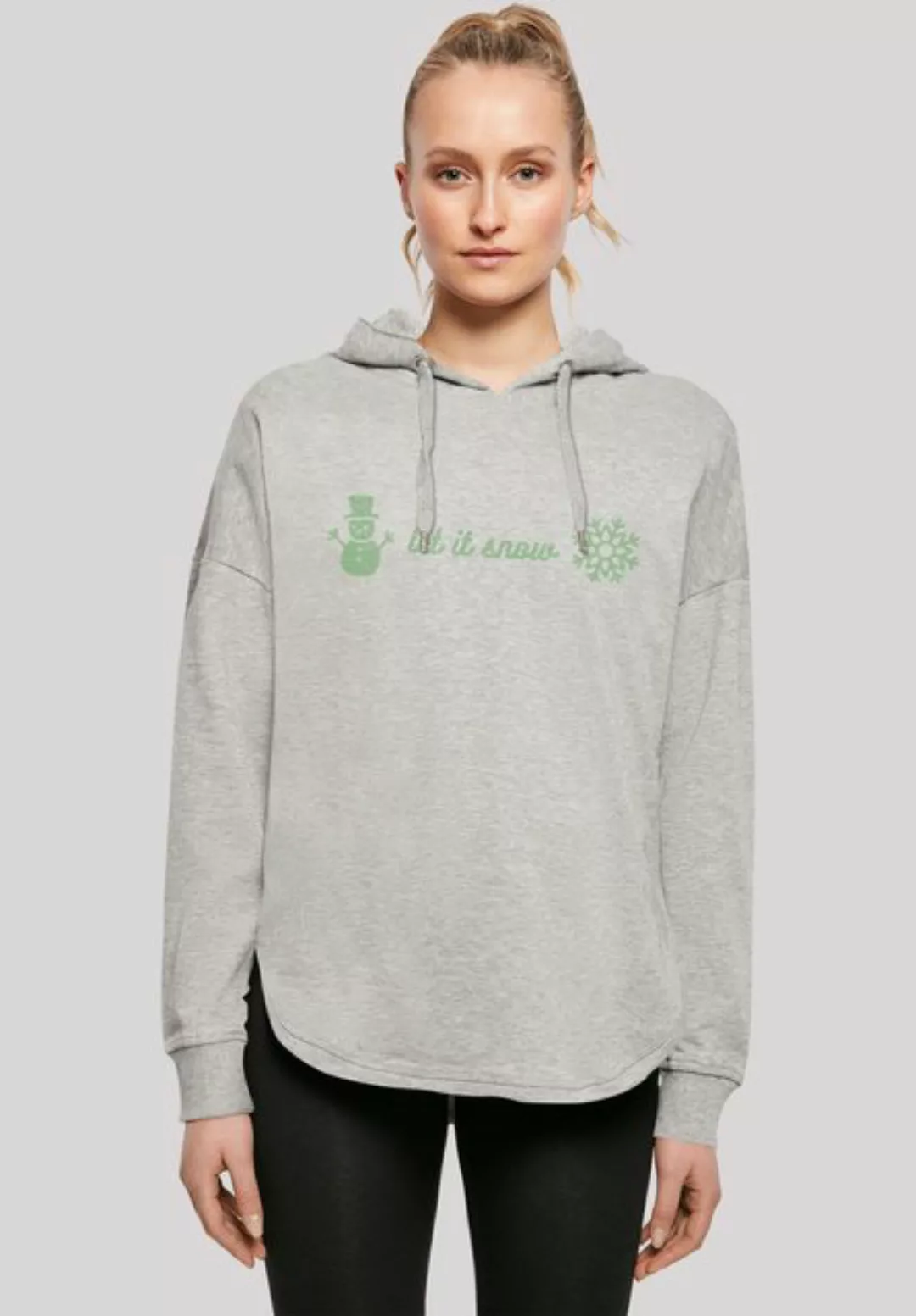 F4NT4STIC Kapuzenpullover Let It Snow Weihnachten Print günstig online kaufen