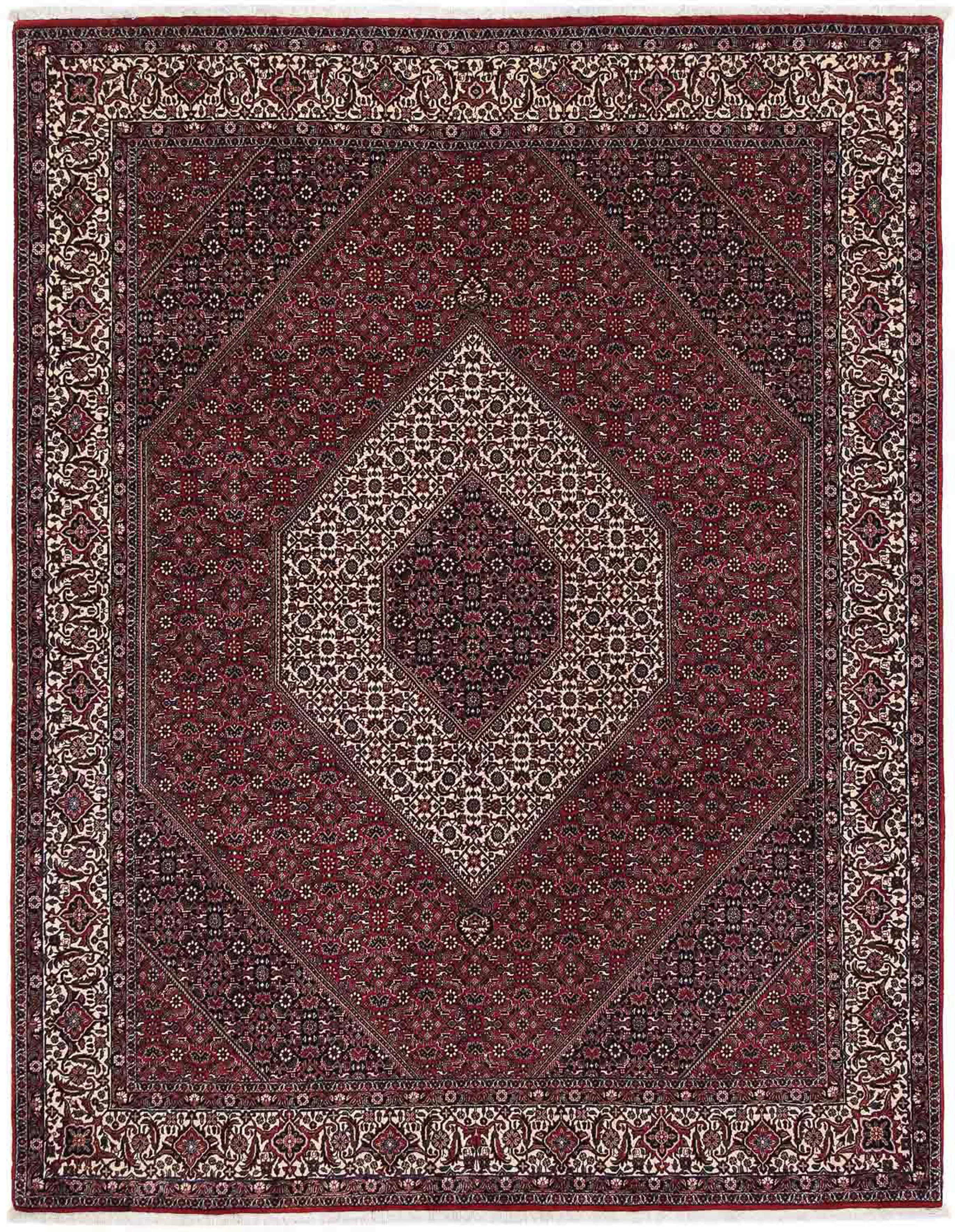 morgenland Orientteppich »Perser - Bidjar - 252 x 203 cm - dunkelrot«, rech günstig online kaufen