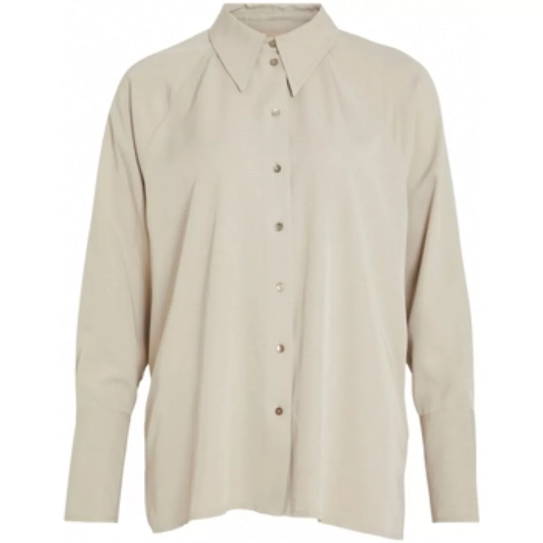 Vila  Blusen Shirt Storia L/S - Feather Grey günstig online kaufen